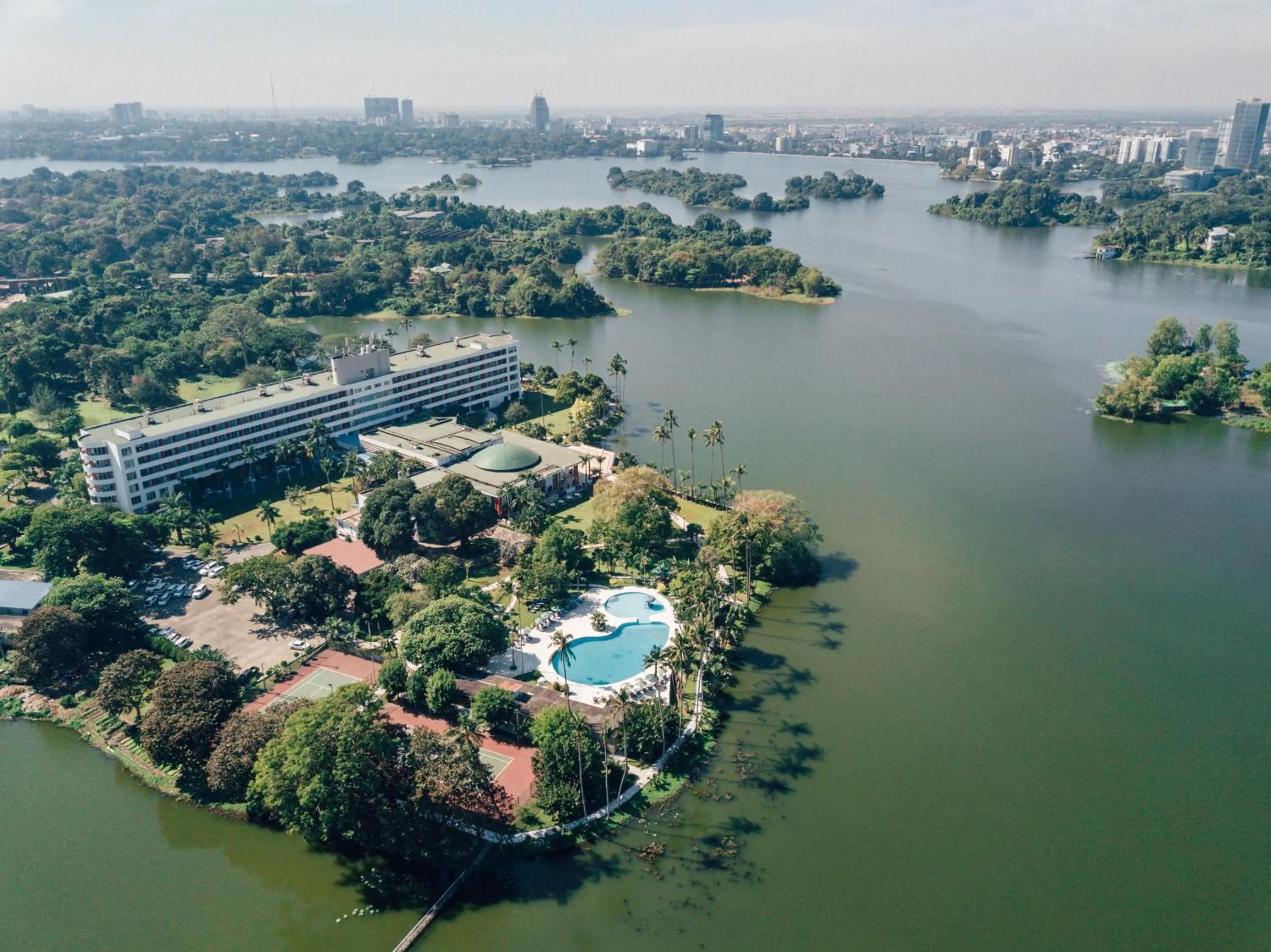 Property building in Inya Lake Hotel Yangon