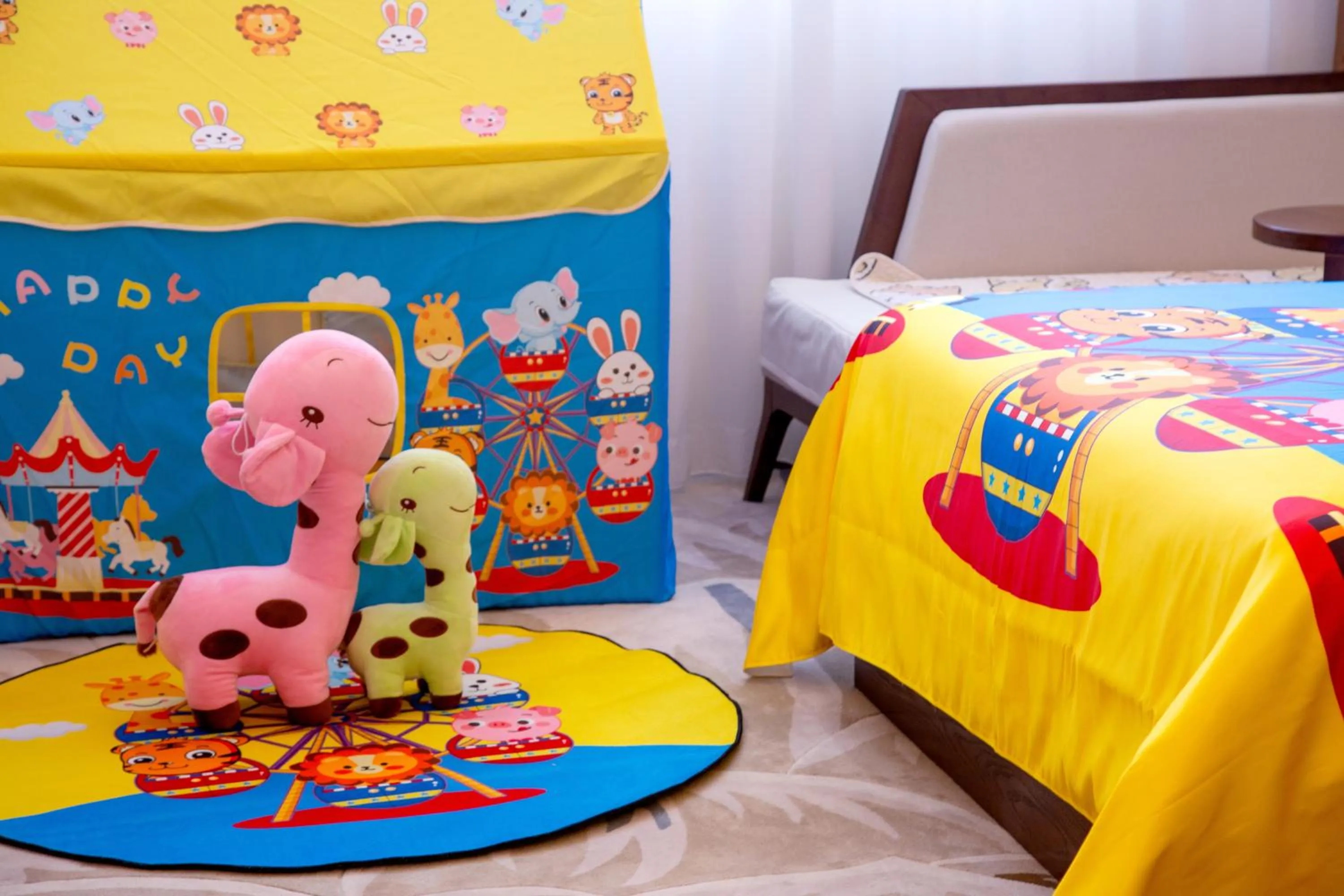 Bed in Guangdong Yingbin Hotel