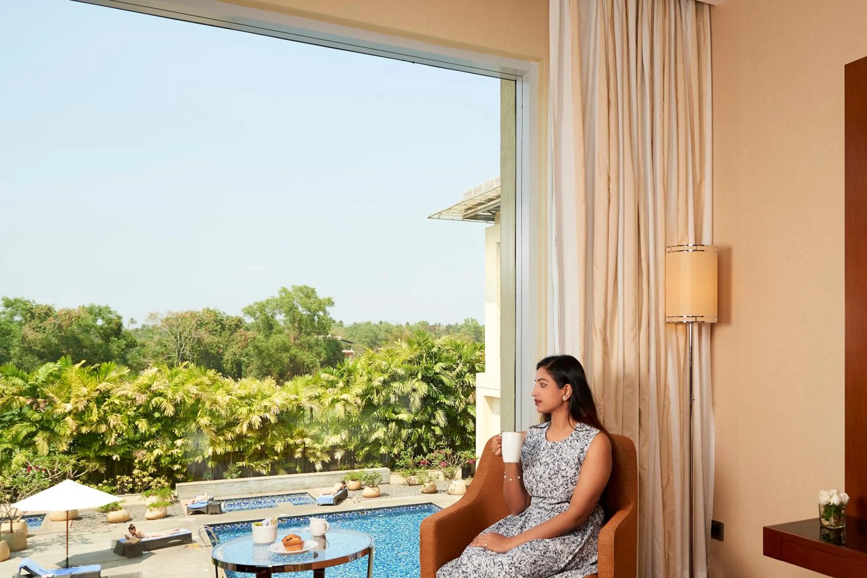 Pool view in Courtyard by Marriott Kochi Airport