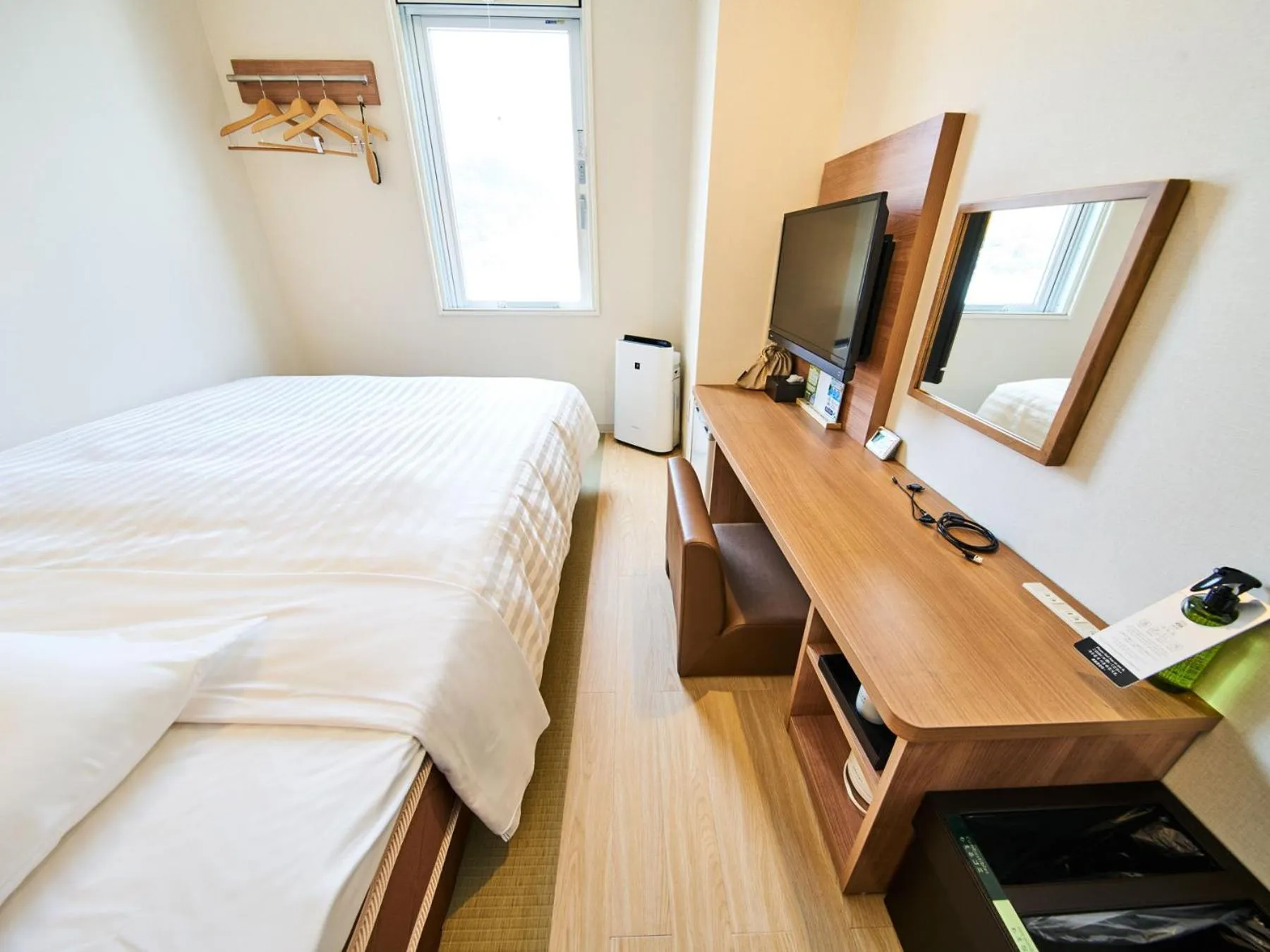 Bed in Super Hotel Mihara Ekimae