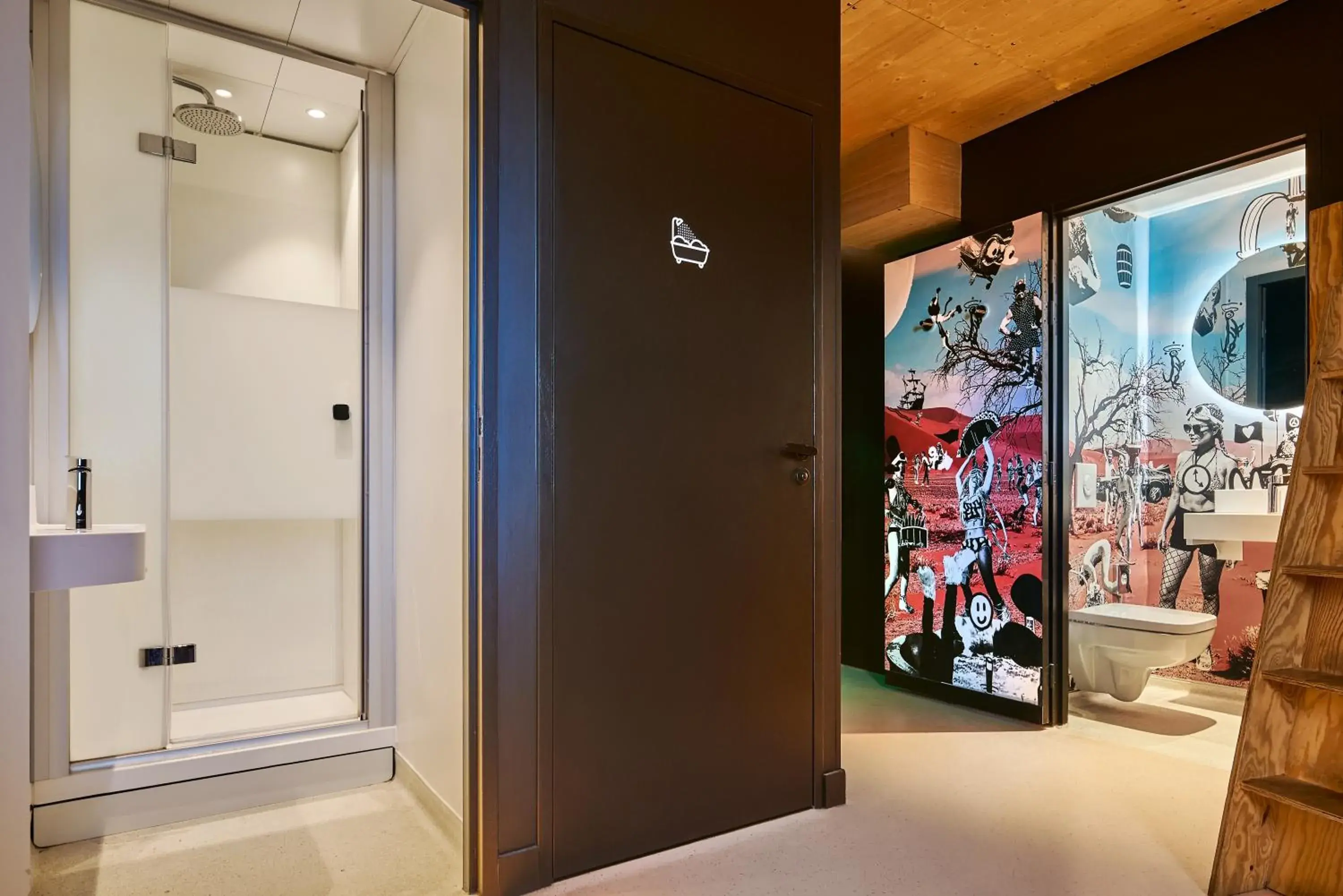 Twin Room with Private Bathroom in JO&JOE Paris Gentilly - Auberge de Jeunesse Twin Room with Private Bathroom in JO&JOE Paris Gentilly - Auberge de Jeunesse