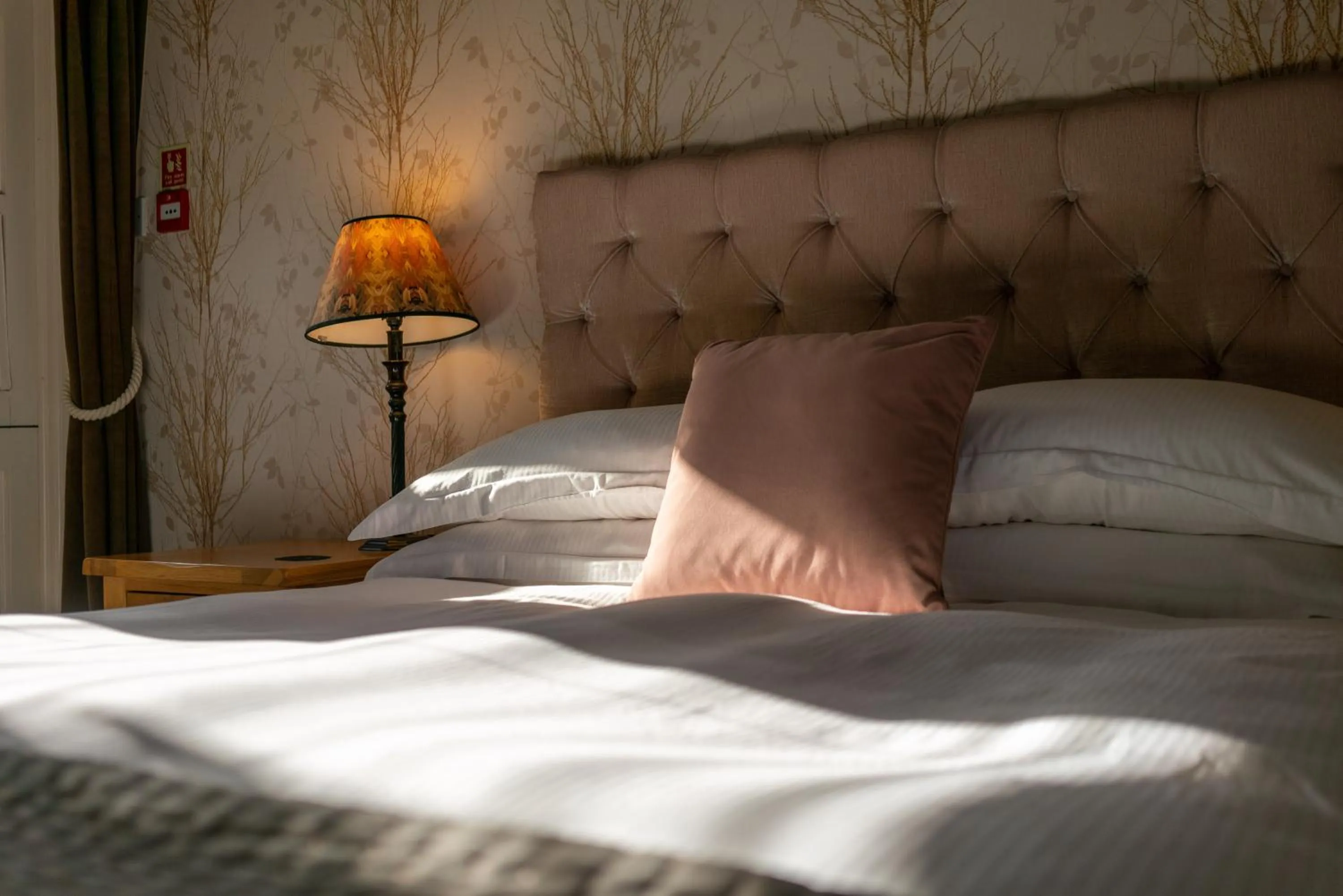 Bed in The Royal Oak Inn