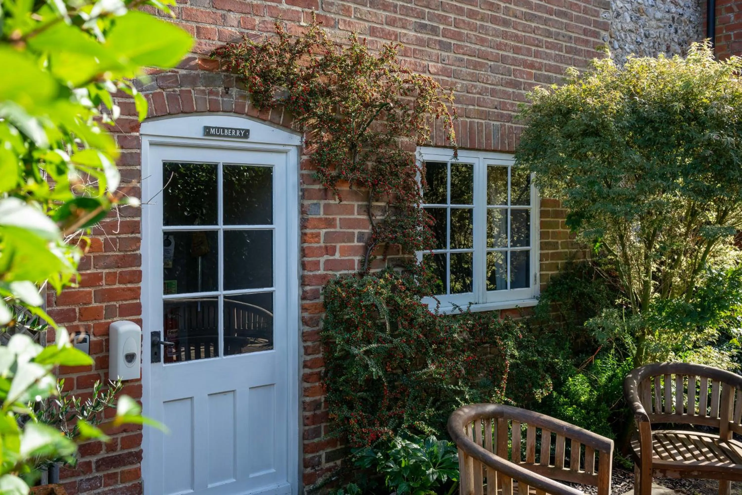 Garden view in The Royal Oak Inn