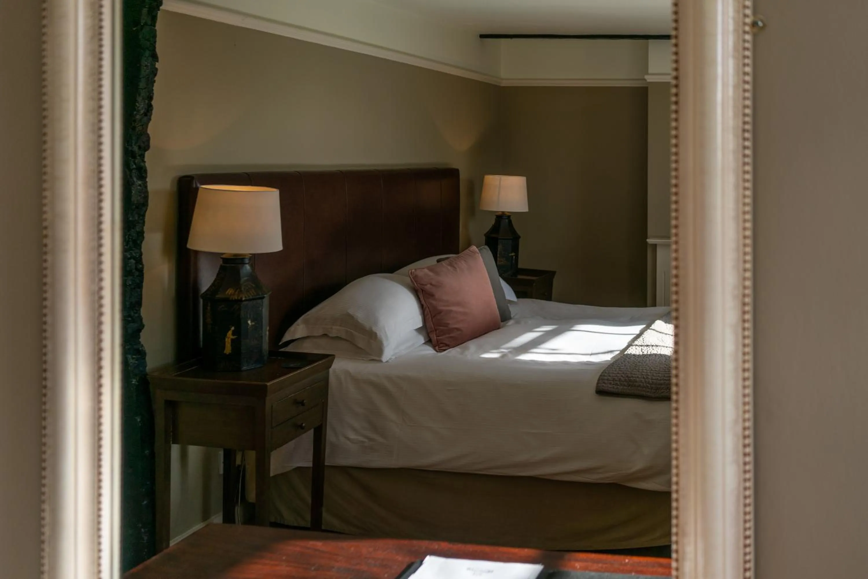 Bed in The Royal Oak Inn