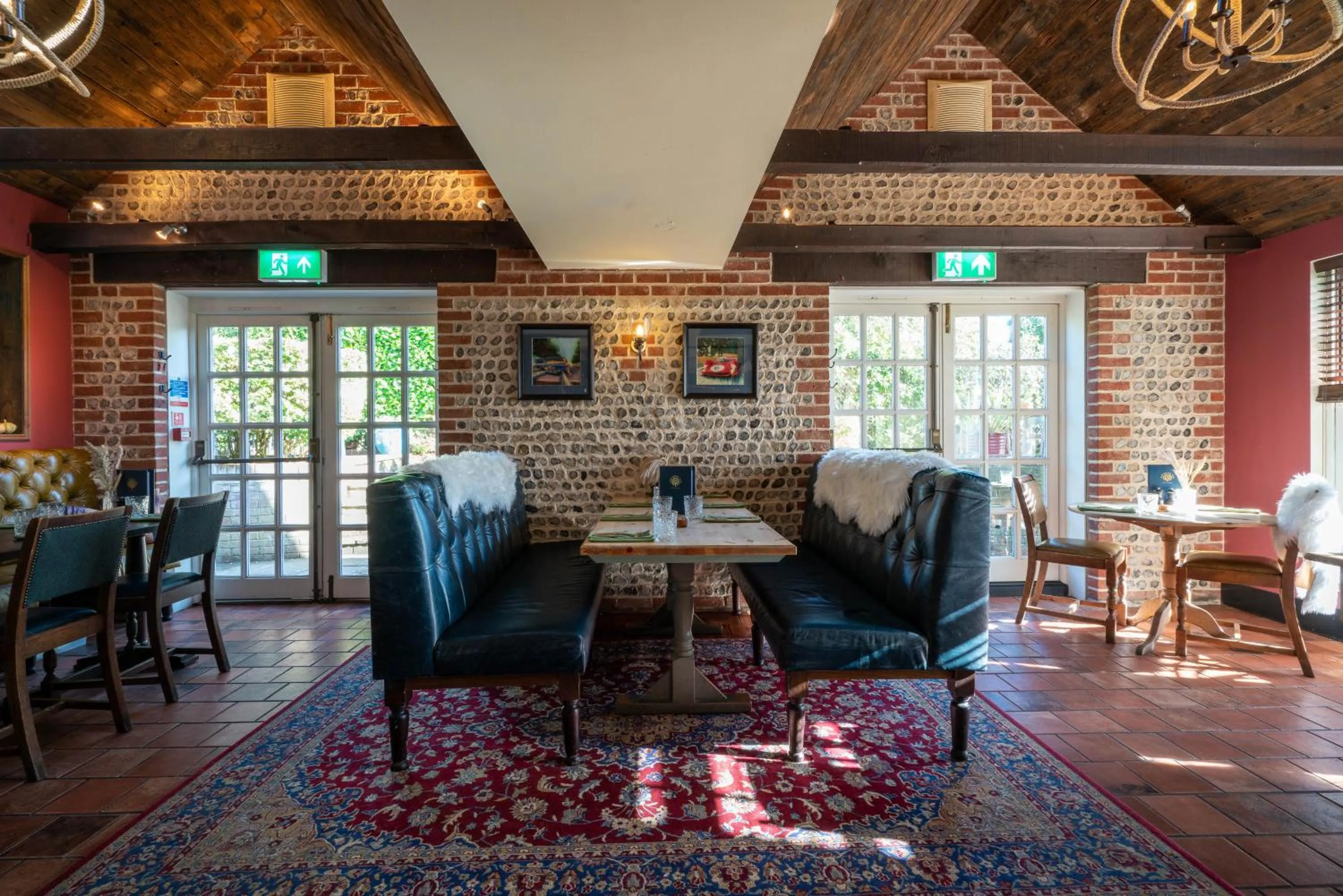 Dining area in The Royal Oak Inn