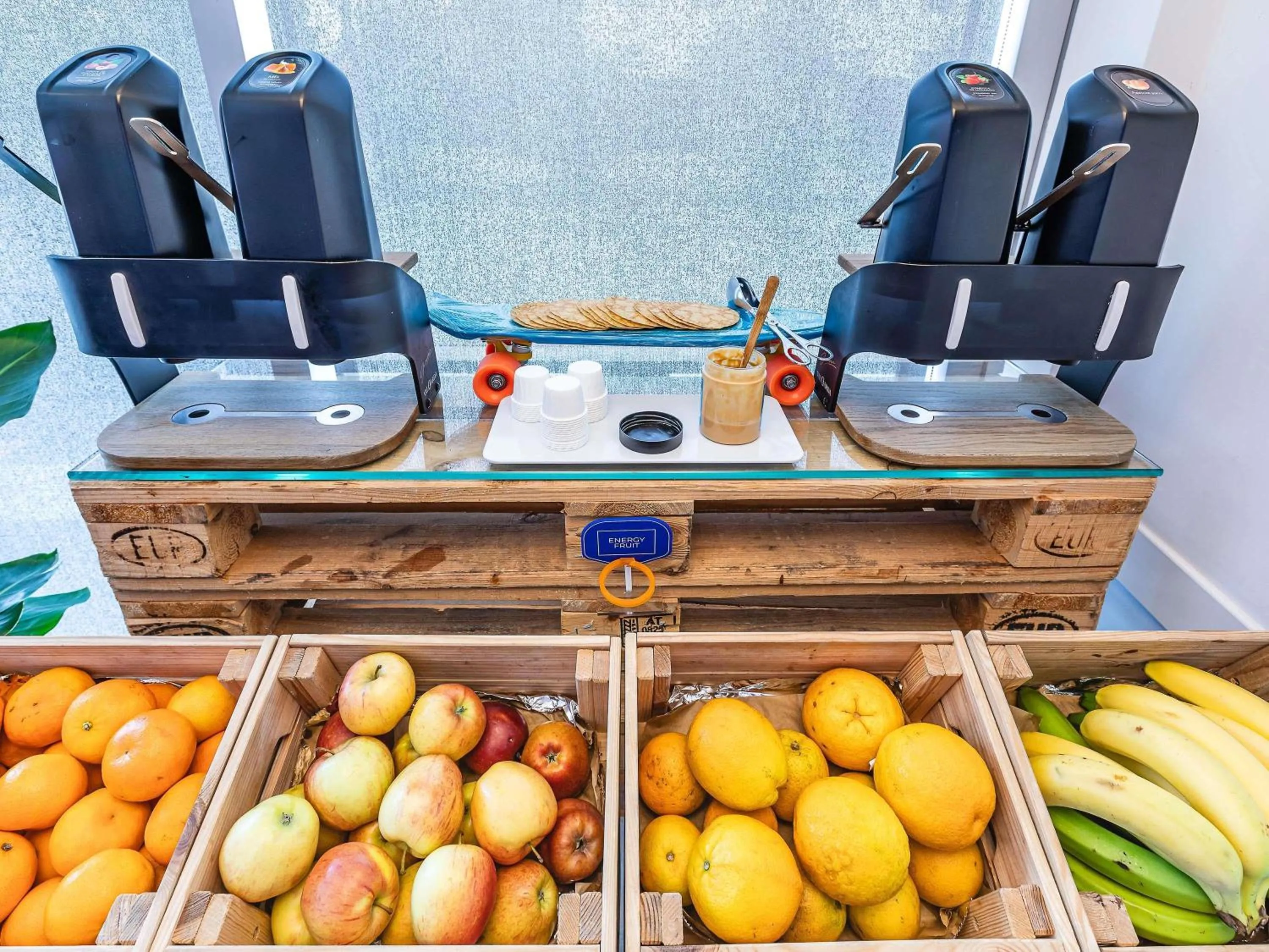 Breakfast in Hotel ibis Budget Porto Gaia