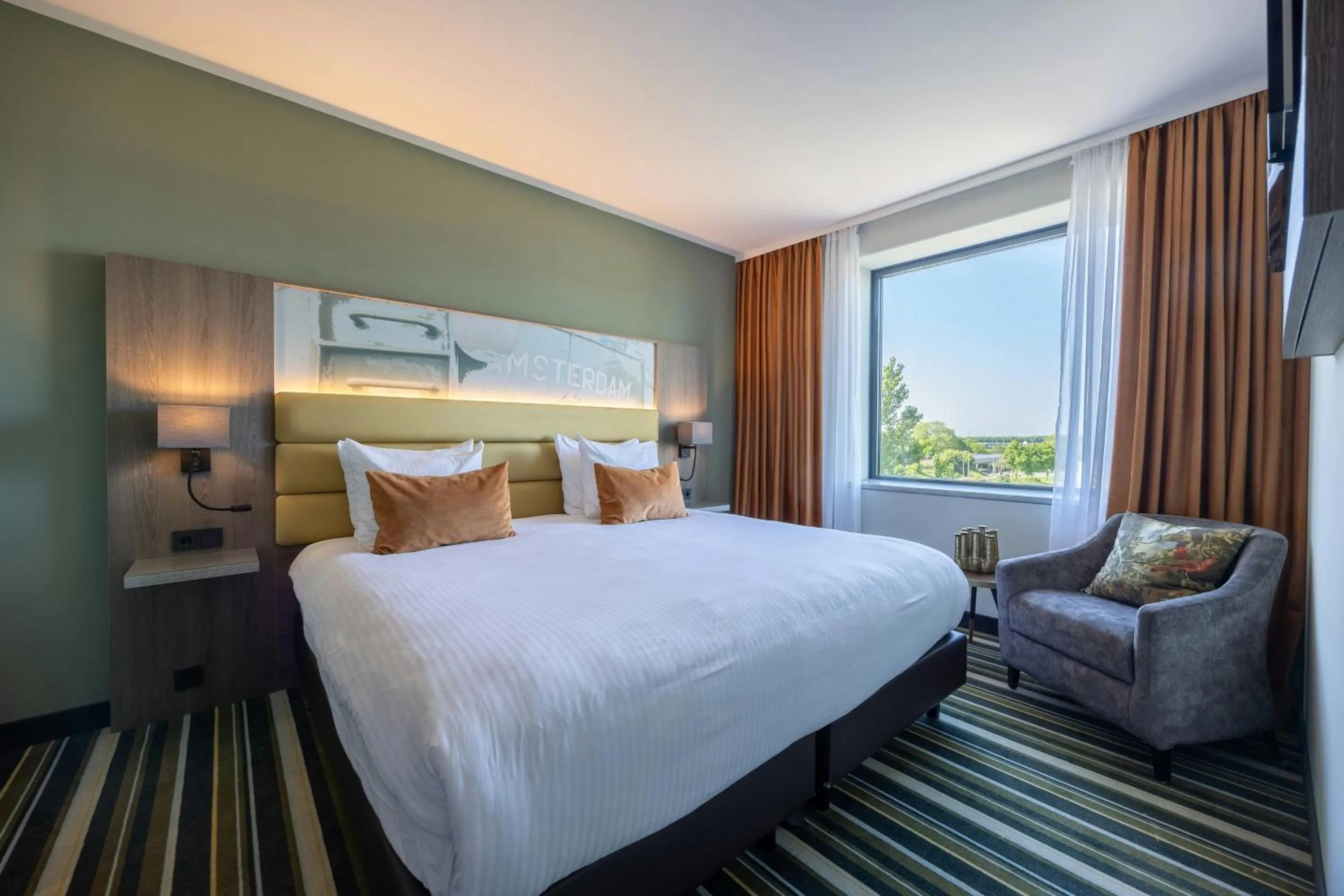 Photo of the whole room, Bed in Leonardo Royal Hotel Amsterdam