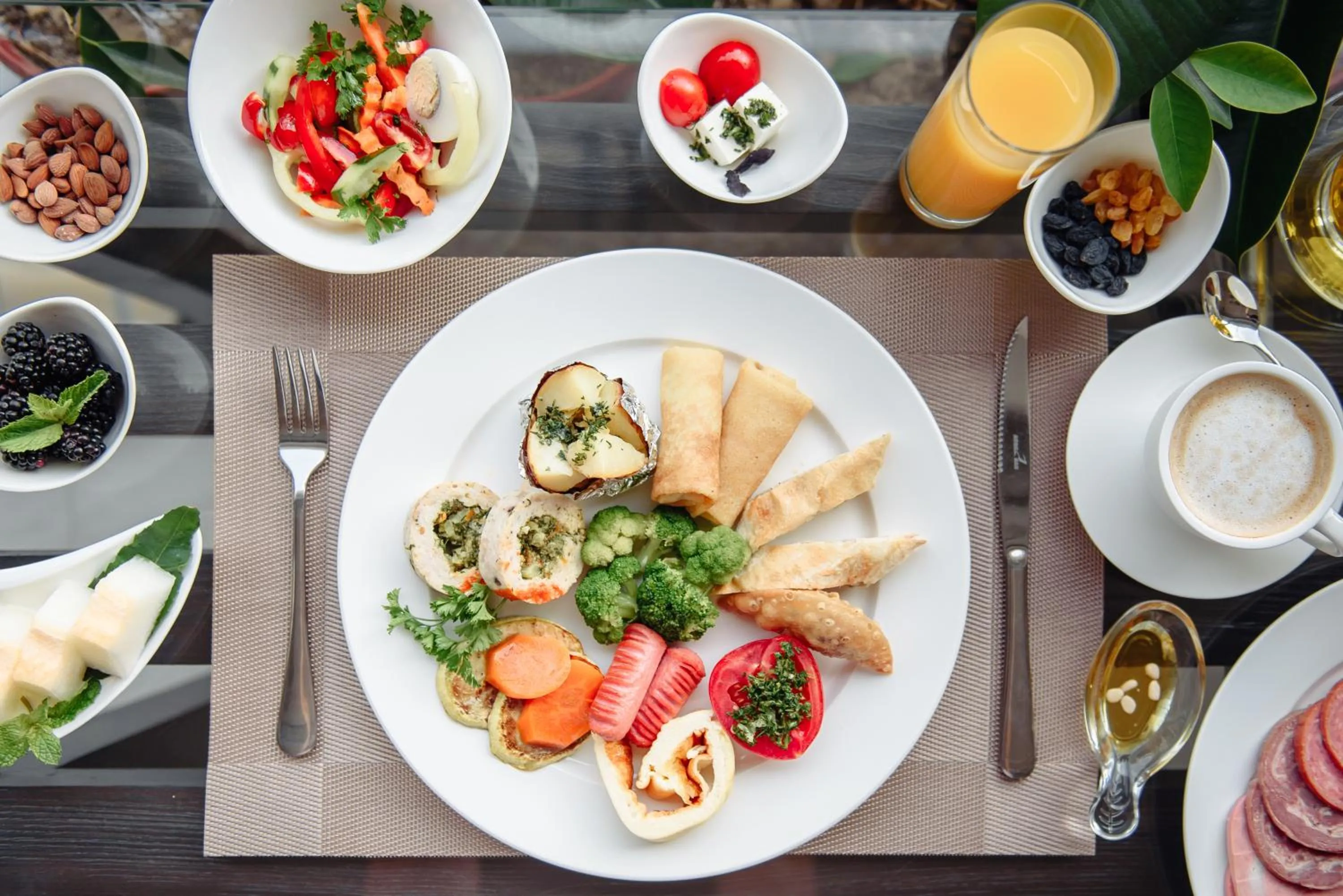 Breakfast in The Royal Mezbon Hotel & SPA