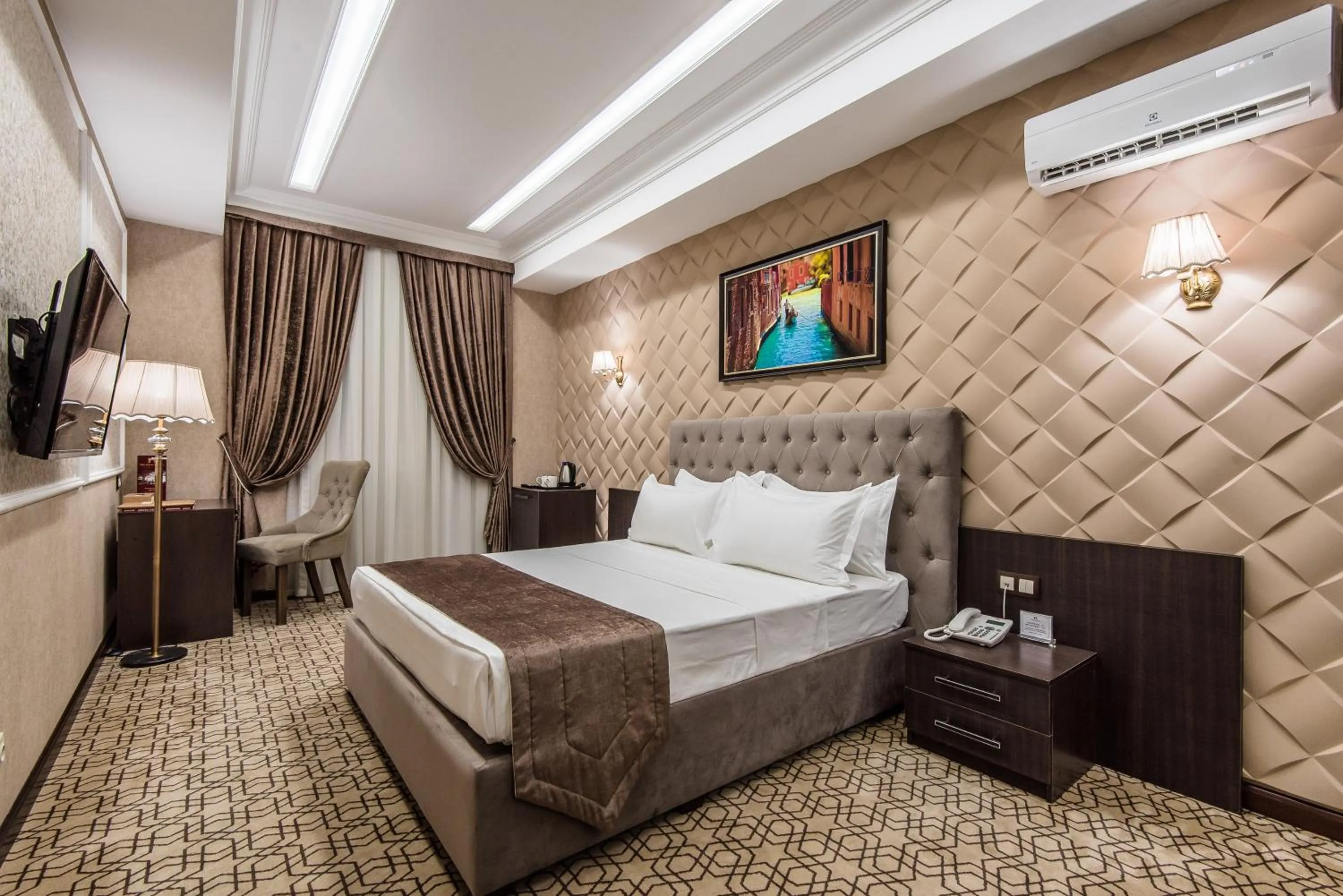 Photo of the whole room, Bed in The Royal Mezbon Hotel & SPA
