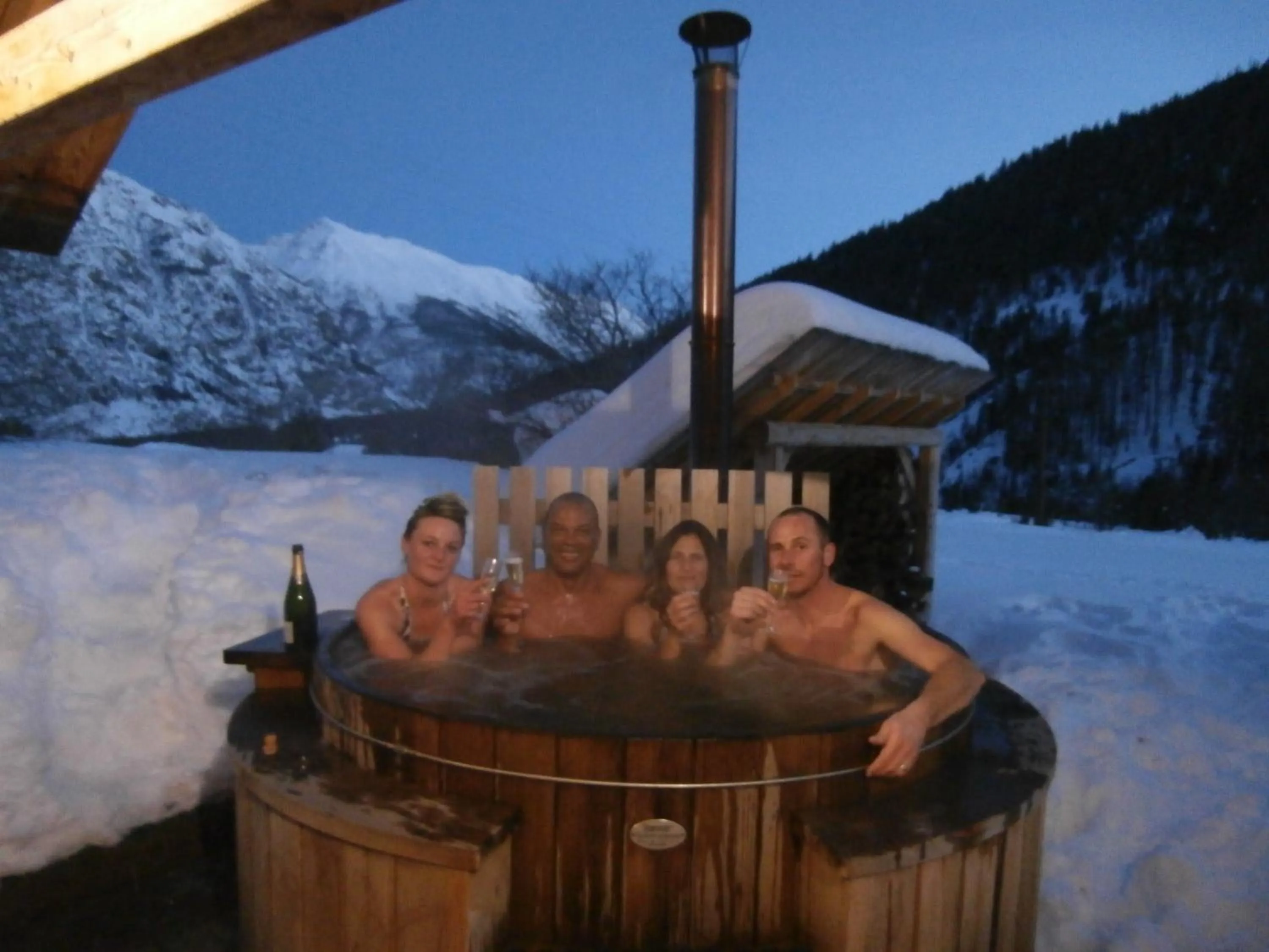 Hot Tub in Hôtel L'Echaillon