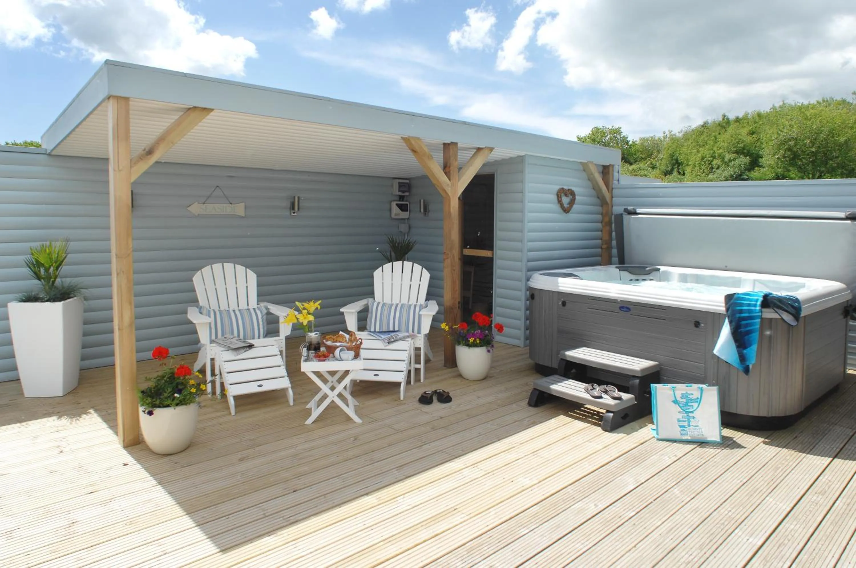 Patio in Retallack Resort