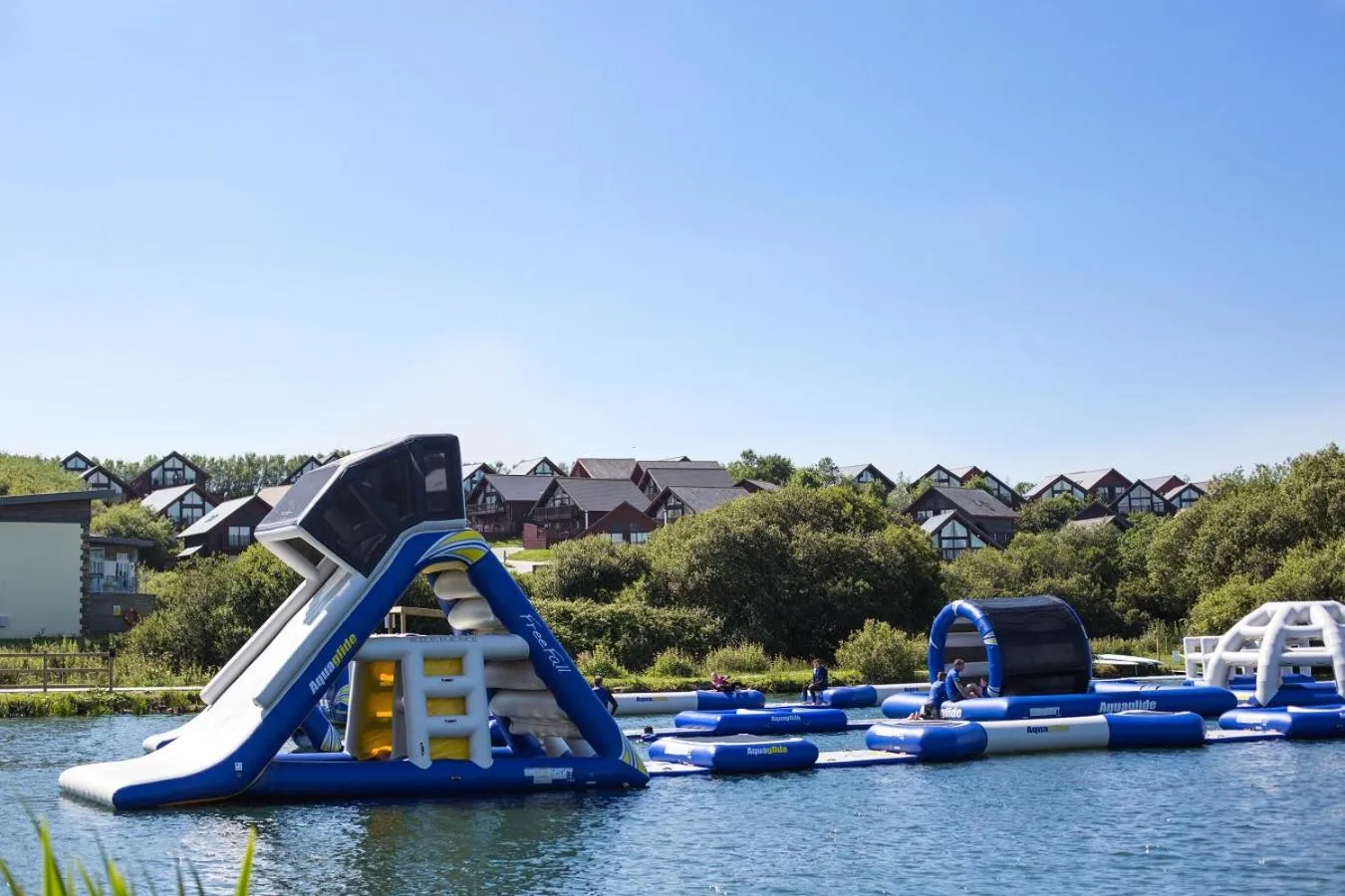 Aqua park in Retallack Resort