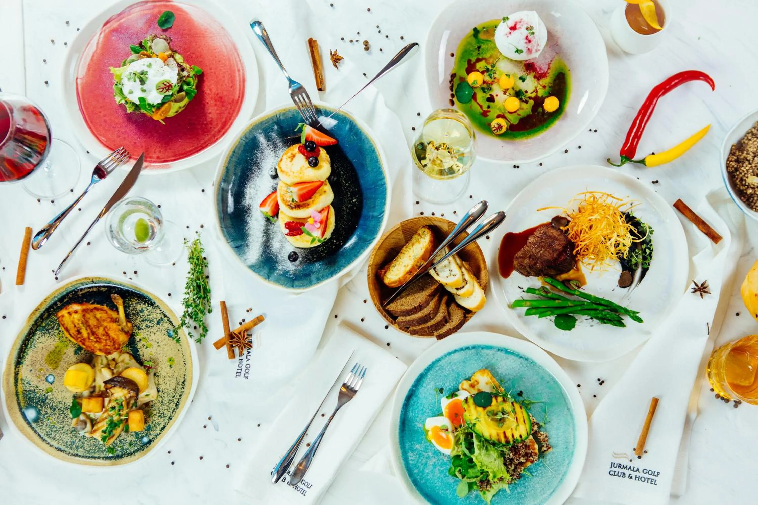 Food close-up in Jurmala Golf Club&Hotel