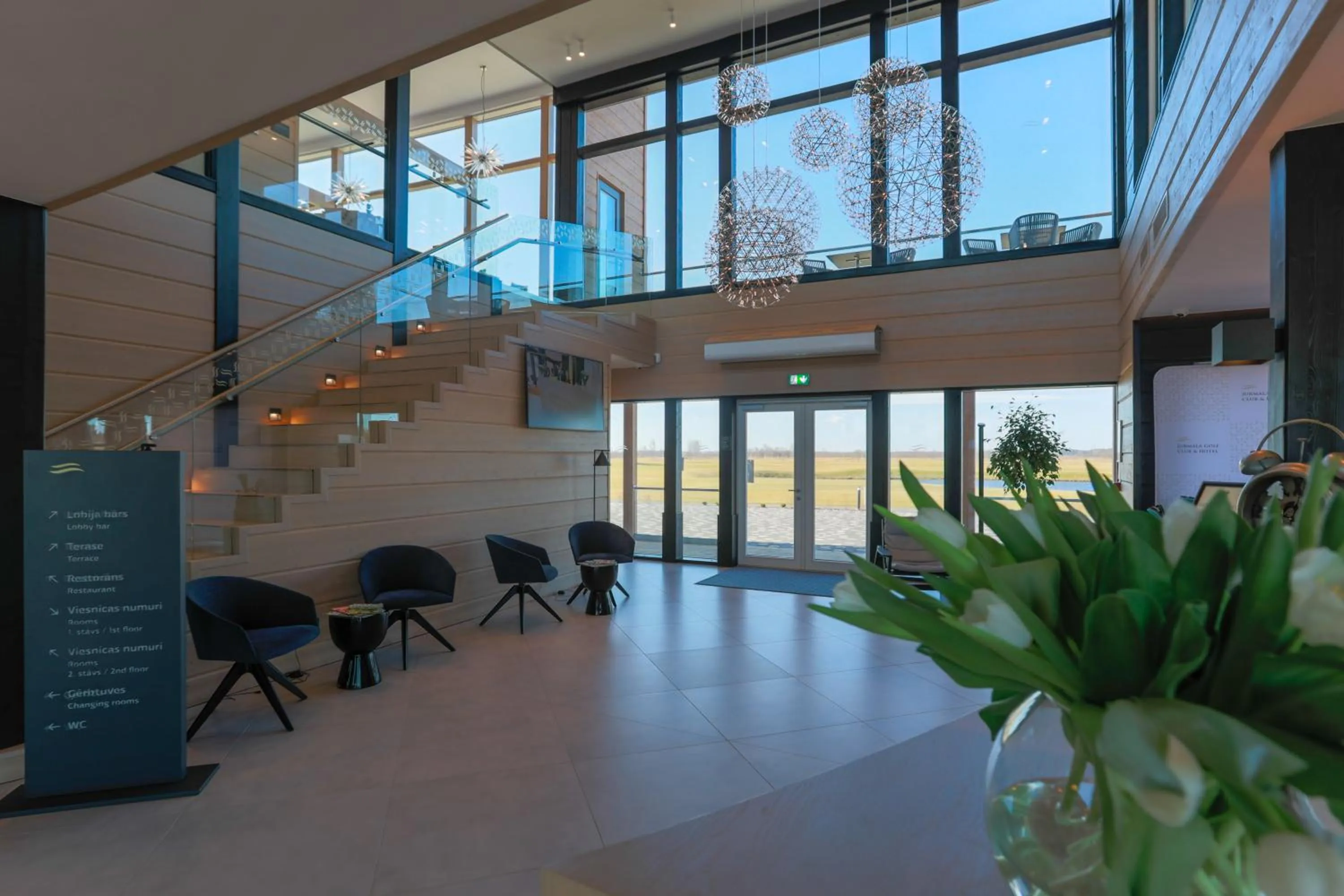 Lobby or reception in Jurmala Golf Club&Hotel