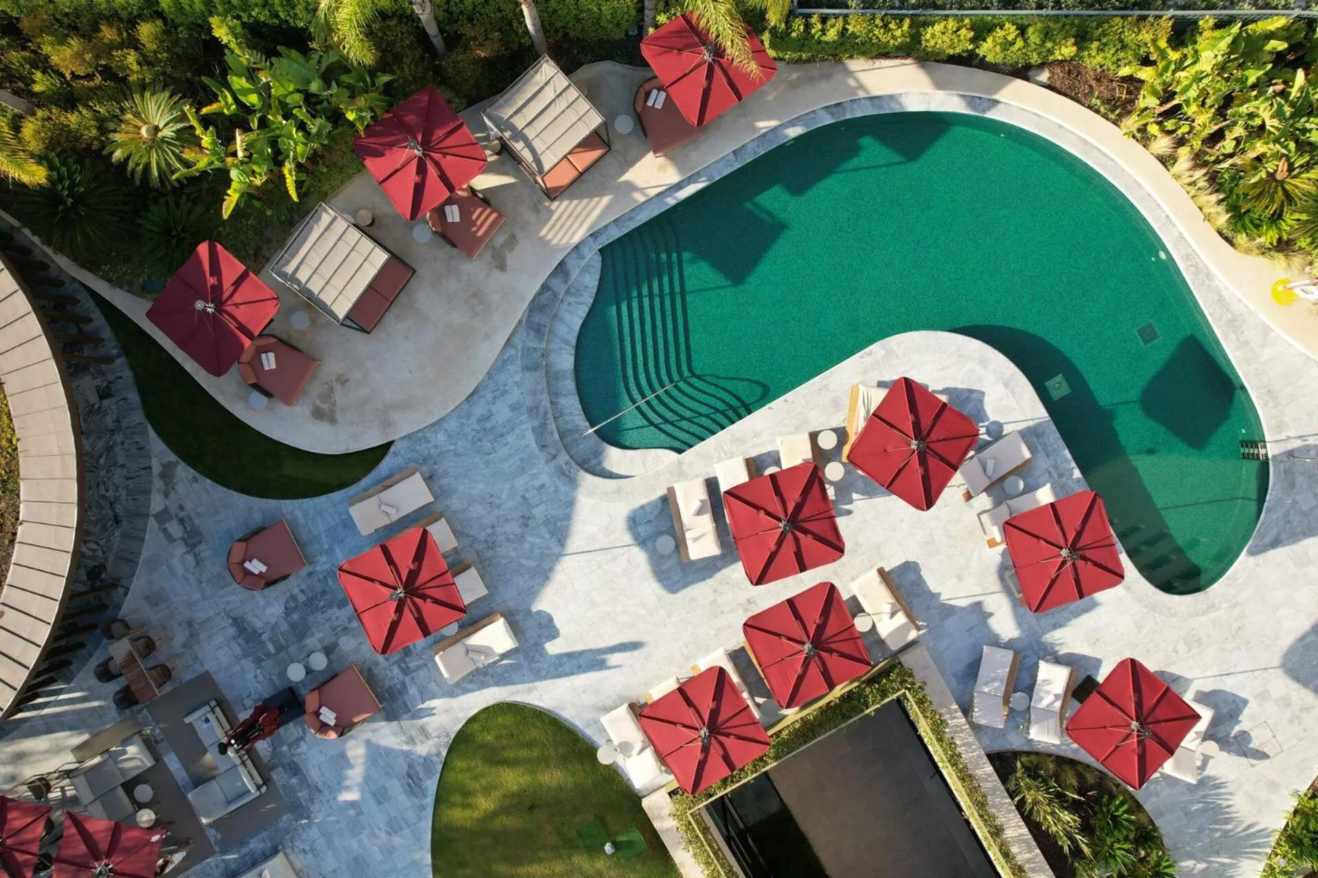 Pool view in Four Seasons Hotel Ritz Lisbon