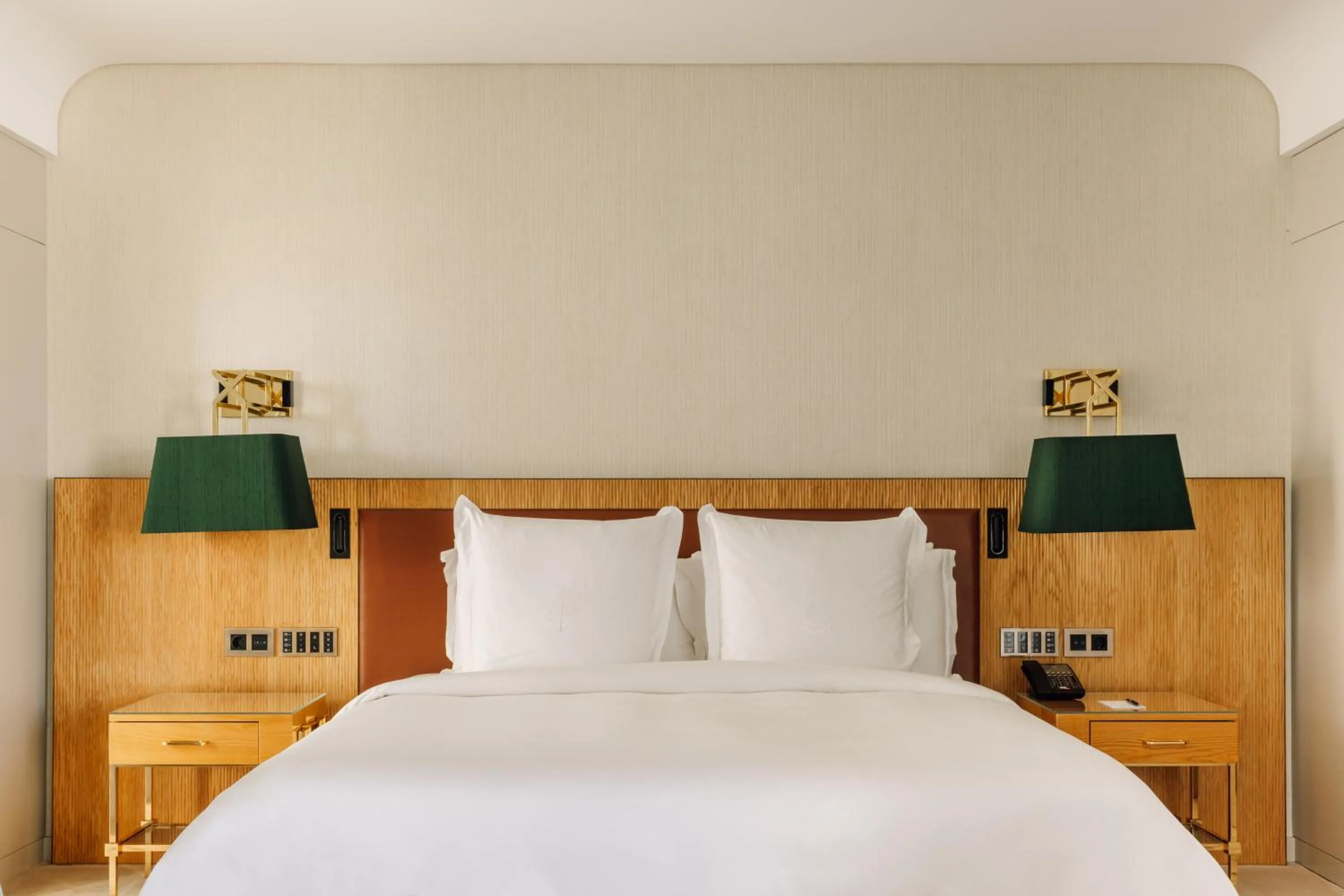 Bed in Four Seasons Hotel Ritz Lisbon