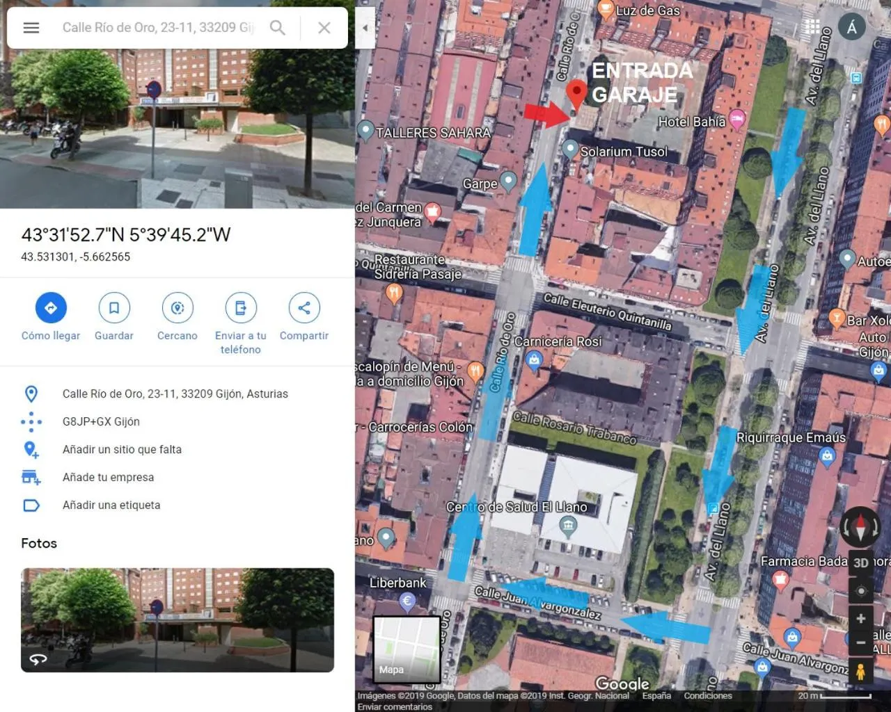 Location in Hotel Bahia