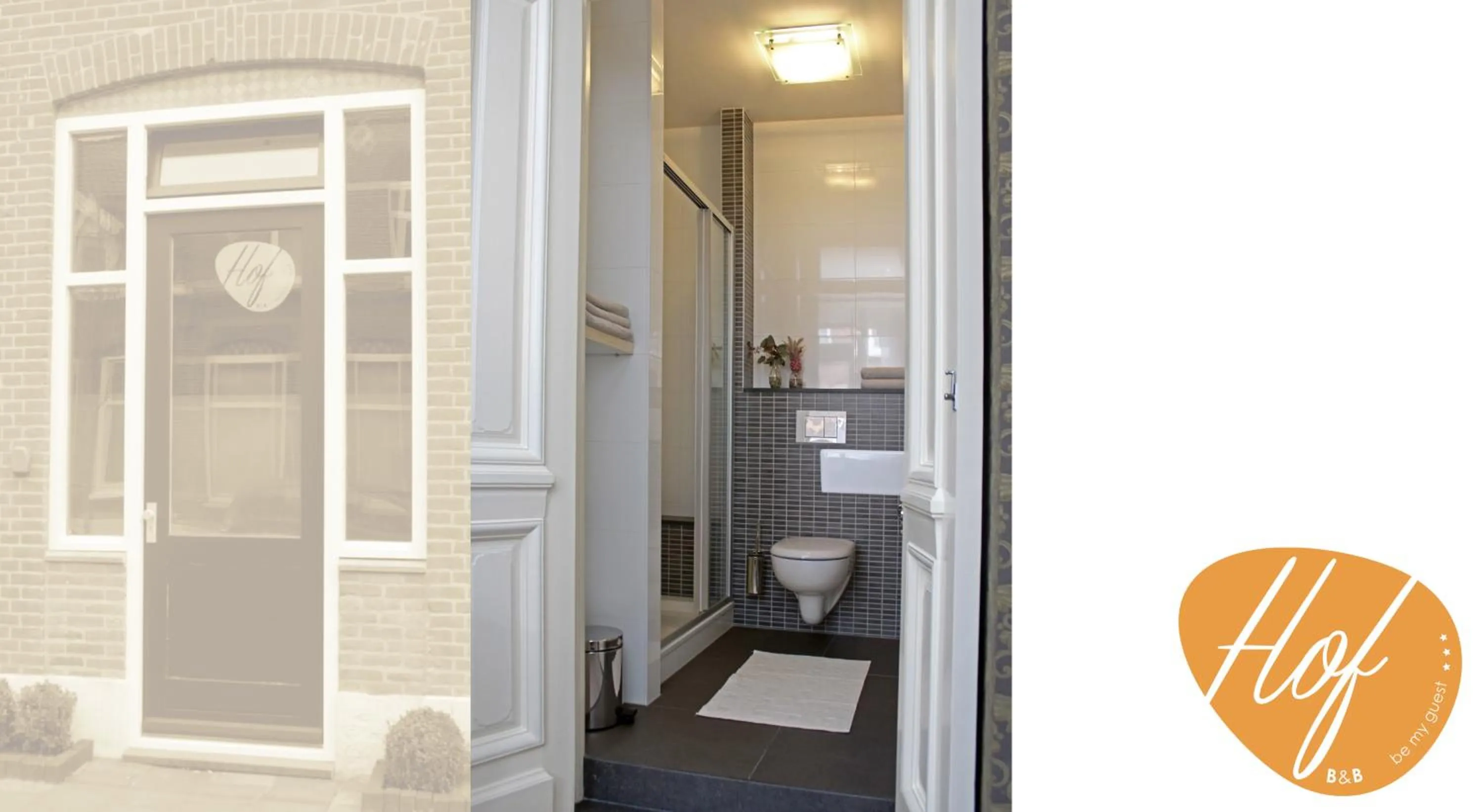 Shower in Hof, a luxury stay in the center of Eindhoven