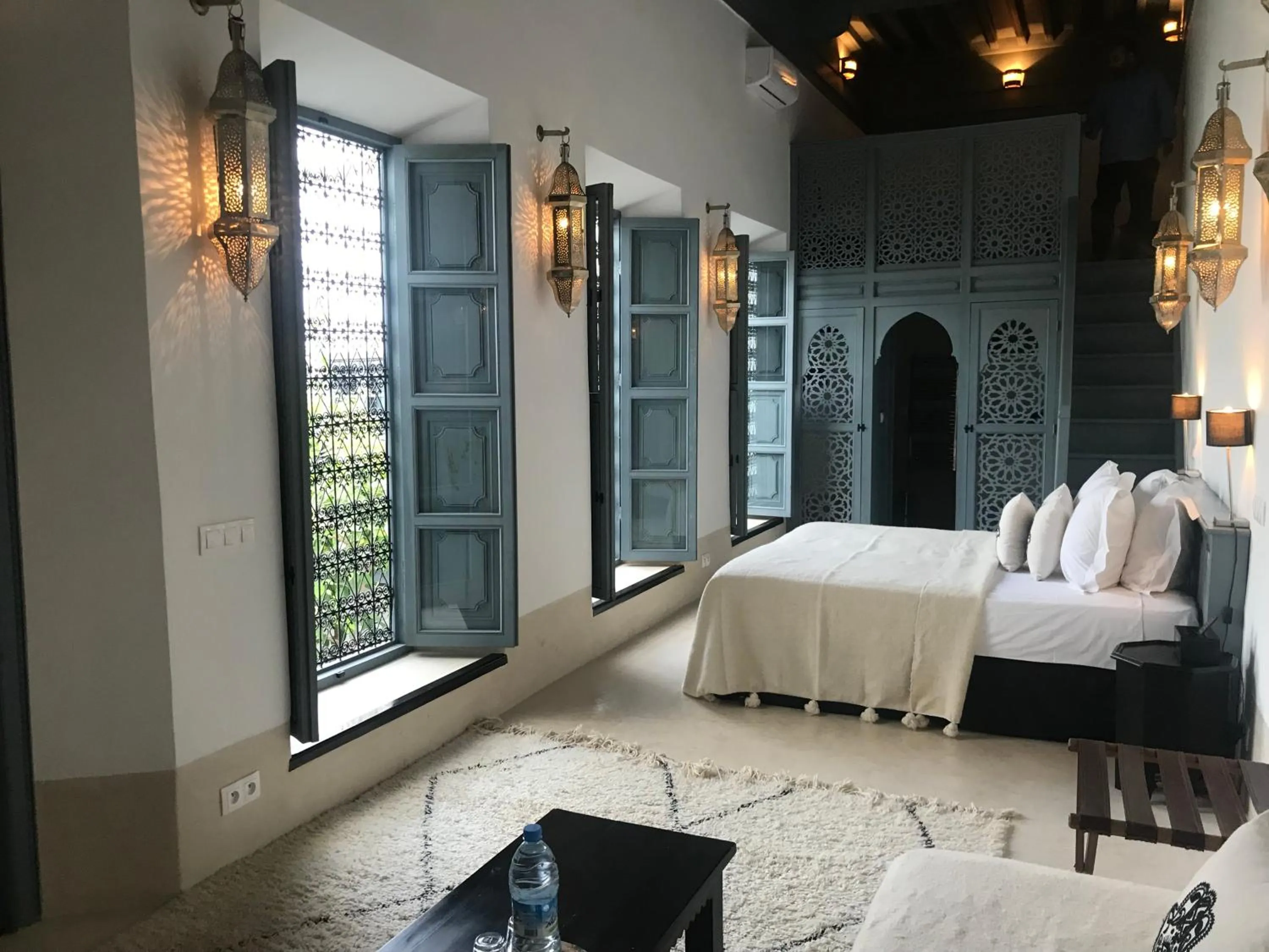 Bed in Riad Dar Hanane