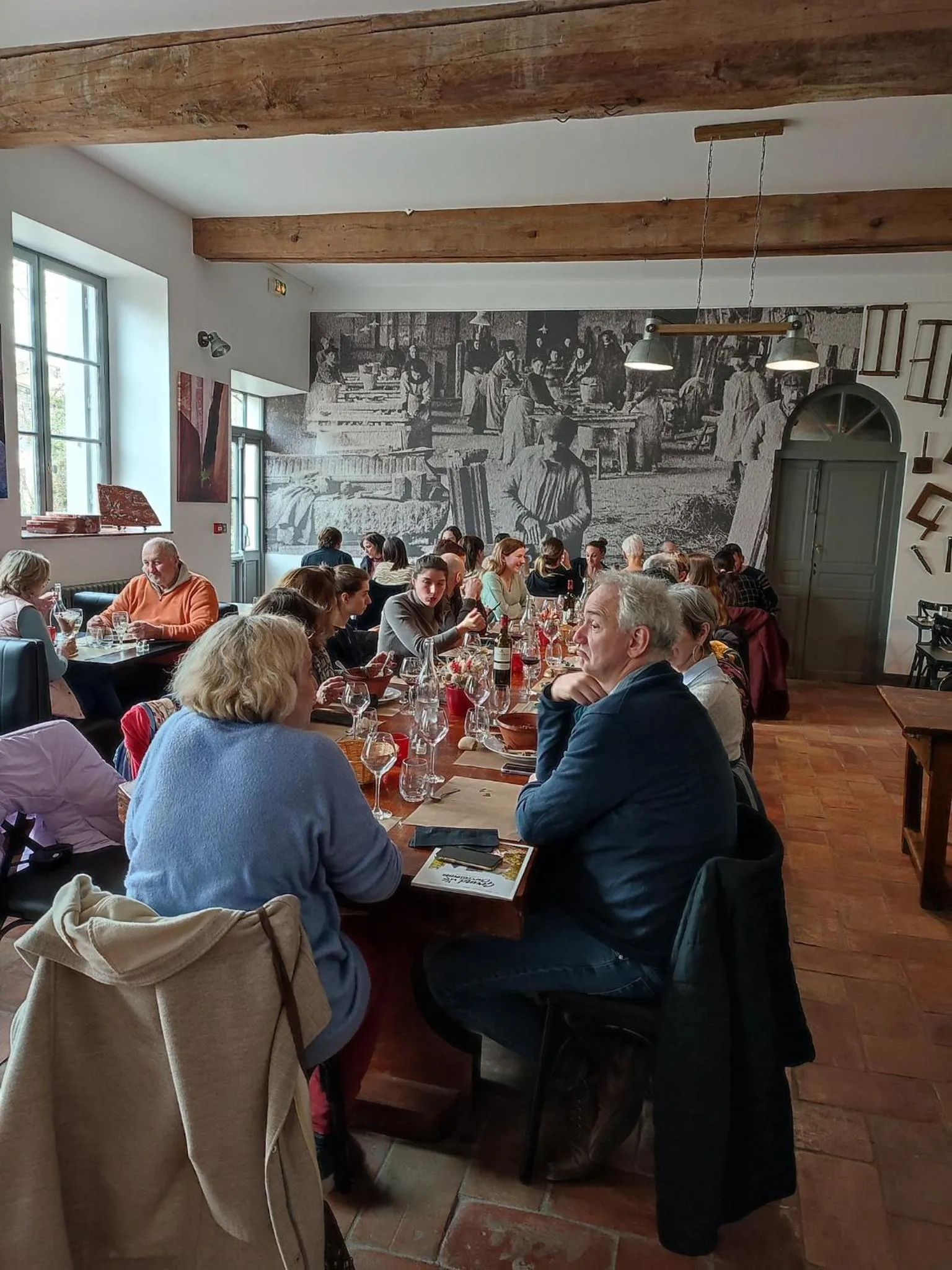 Restaurant/places to eat in Logis Hotel - Restaurant La Marbrerie