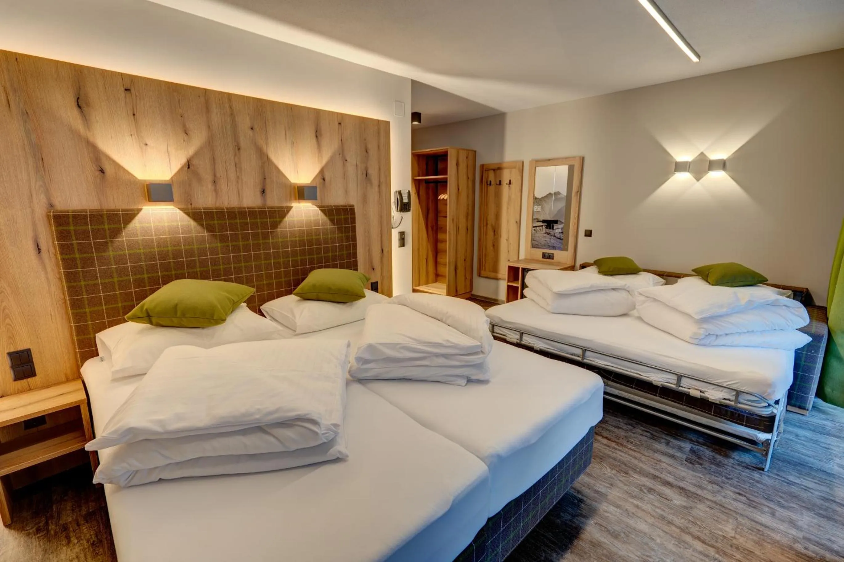 Bed in Der Siegeler B&B - this lifestylehotel rocks