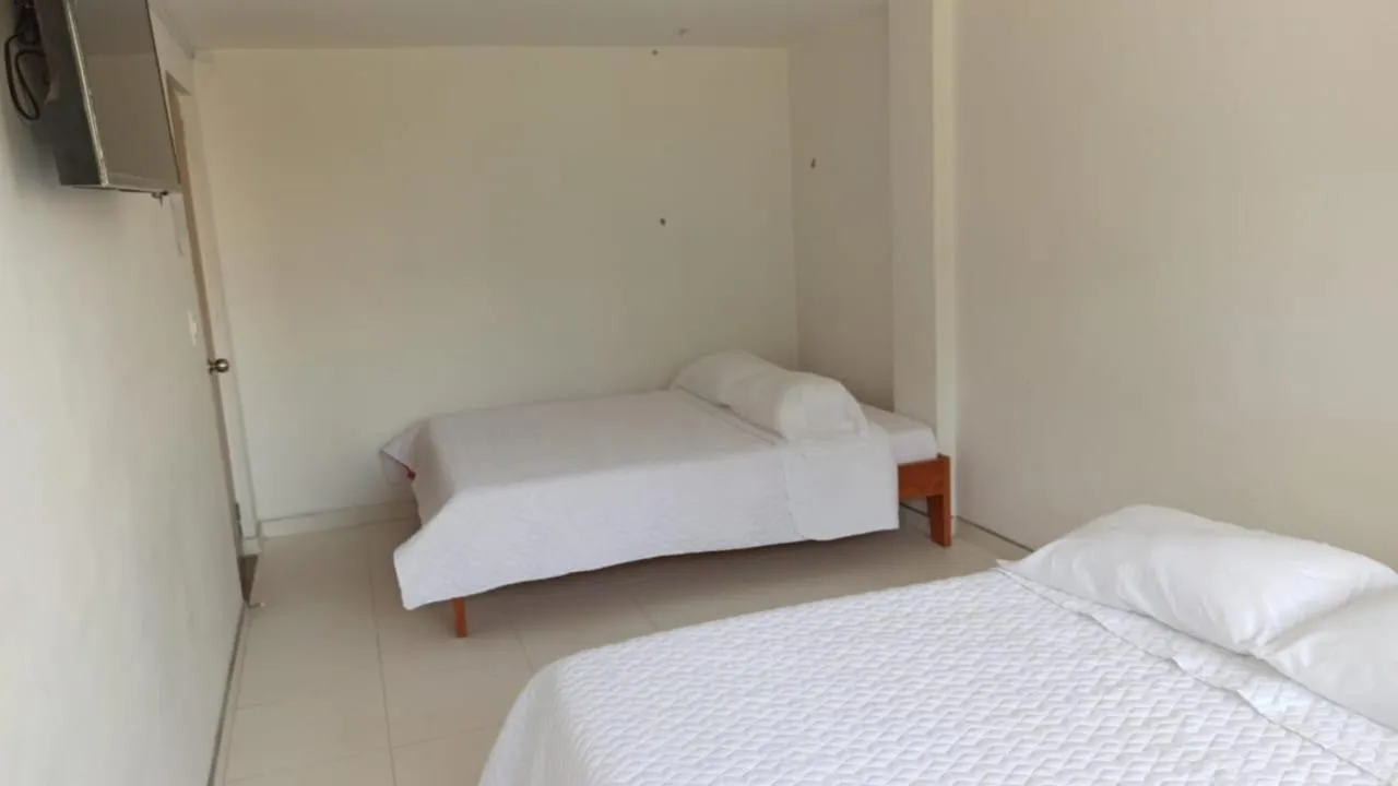 Bed in Hotel Mi Gloria