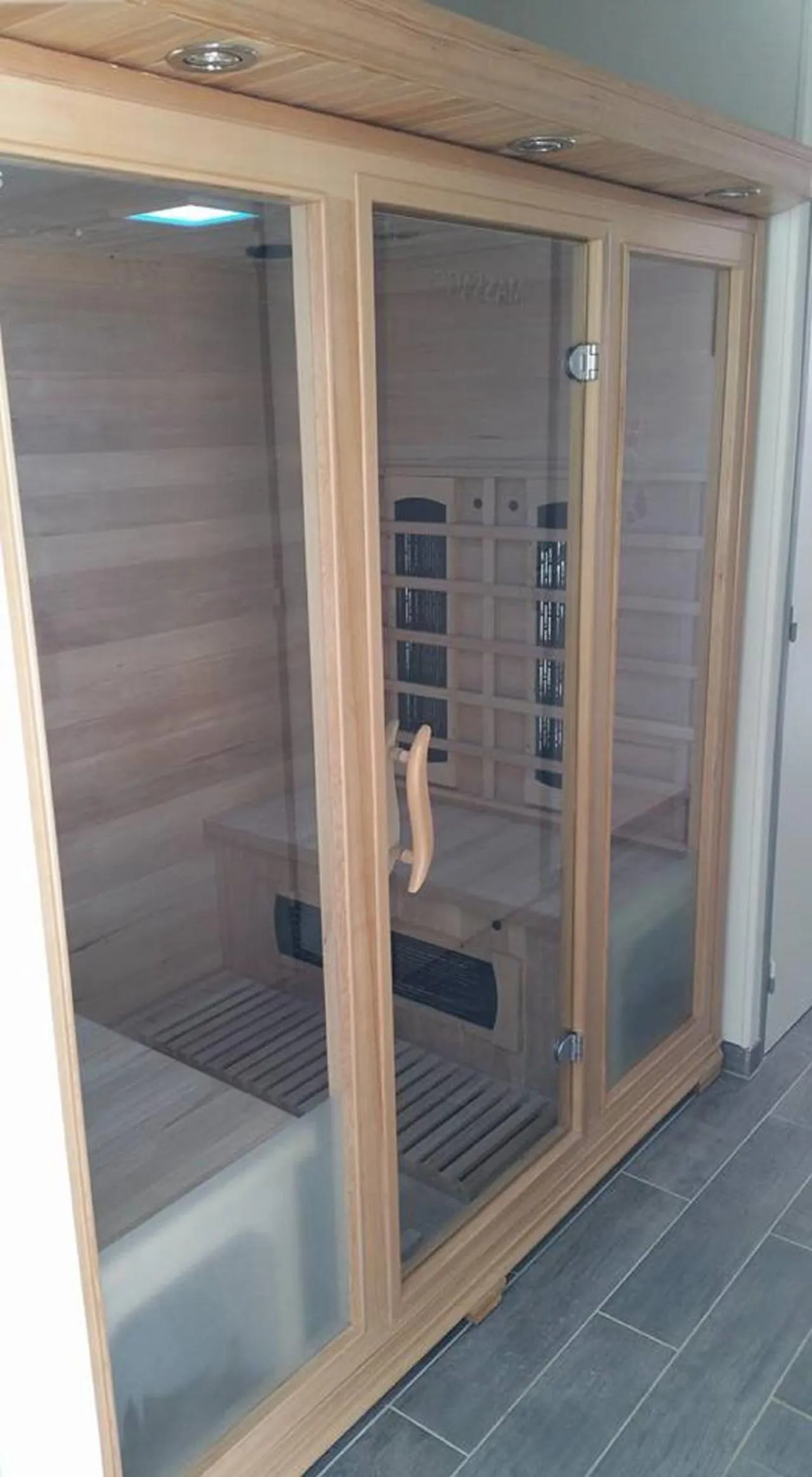 Sauna in Chambre d'hôtes source de la St Baume