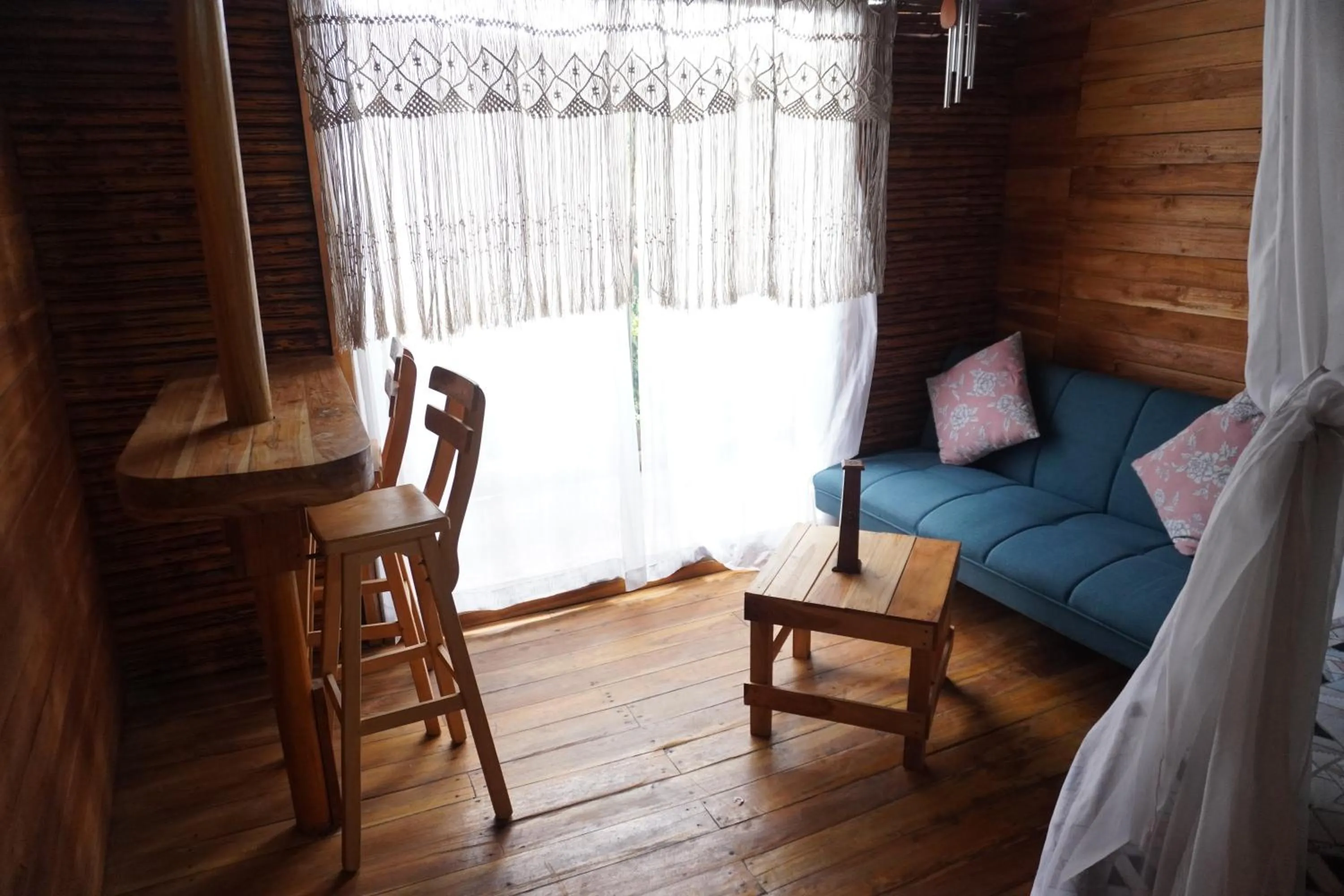 Seating area in Hotel Calamari Baru