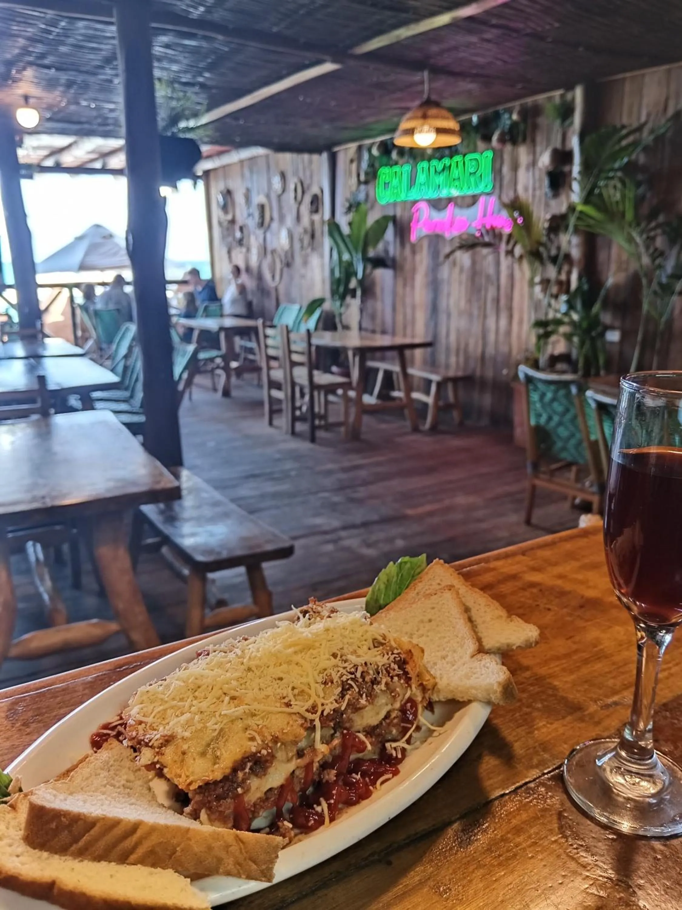 Dinner in Hotel Calamari Baru