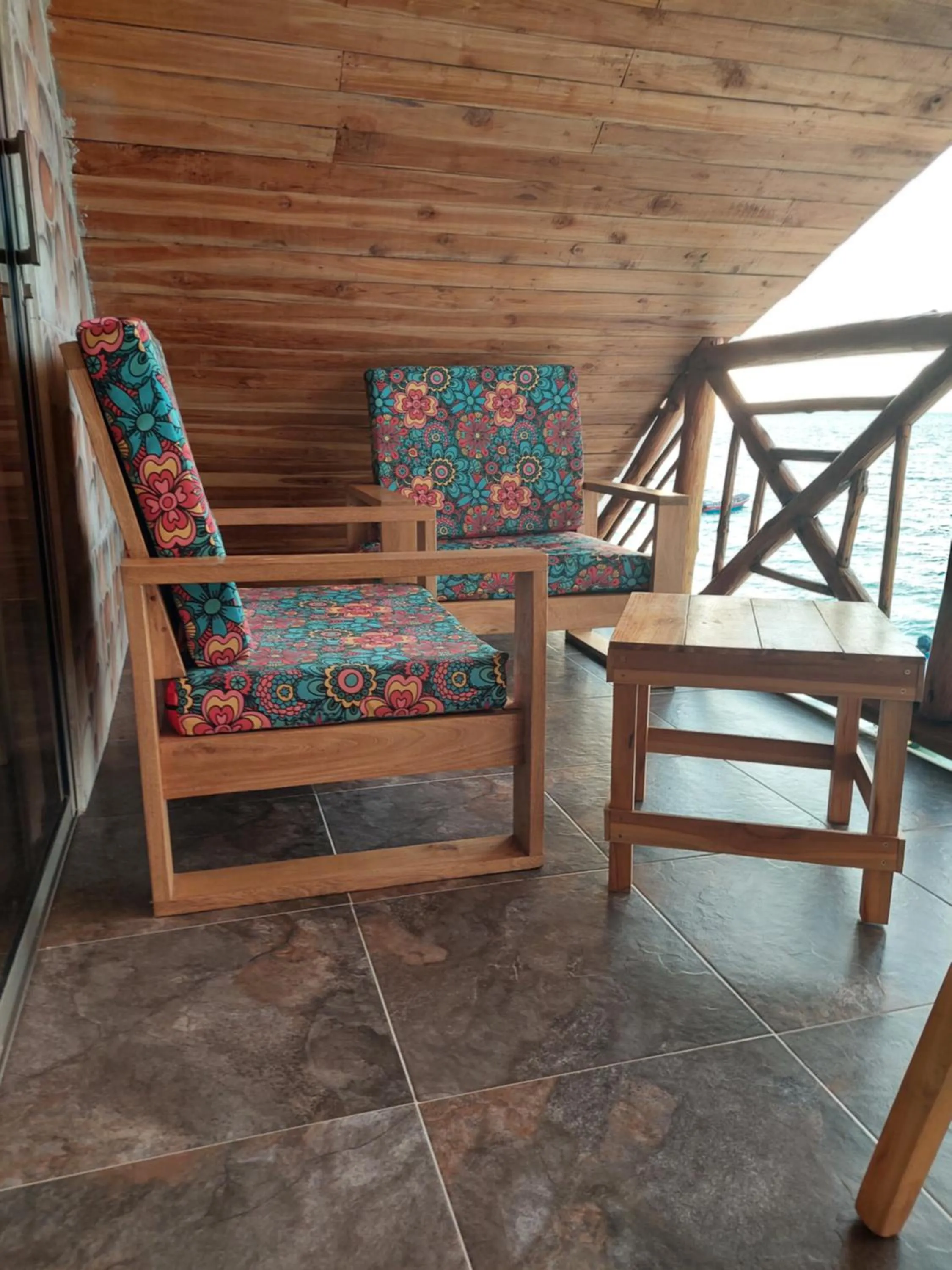 Seating area in Hotel Calamari Baru