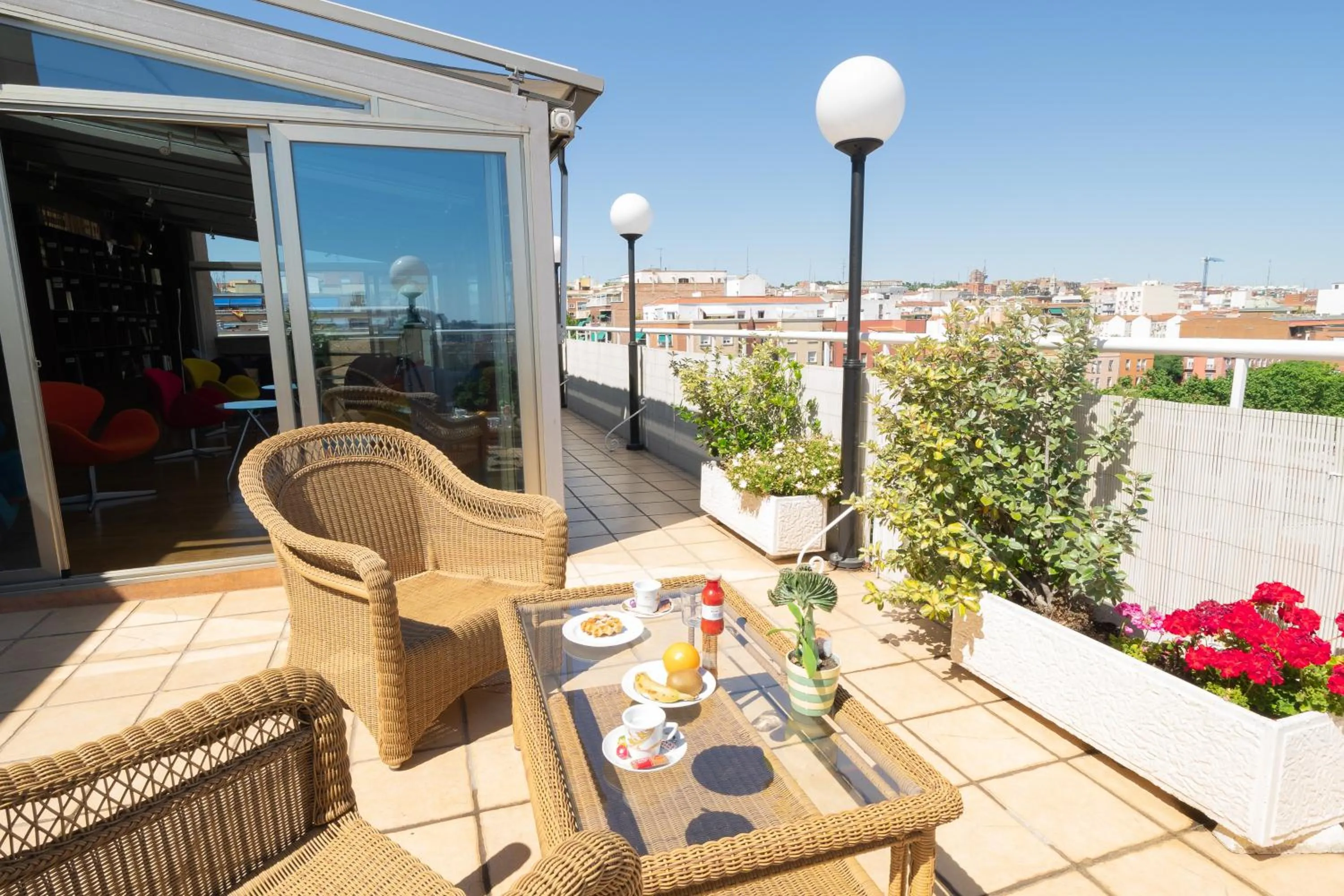 Patio in Hotel Sancho
