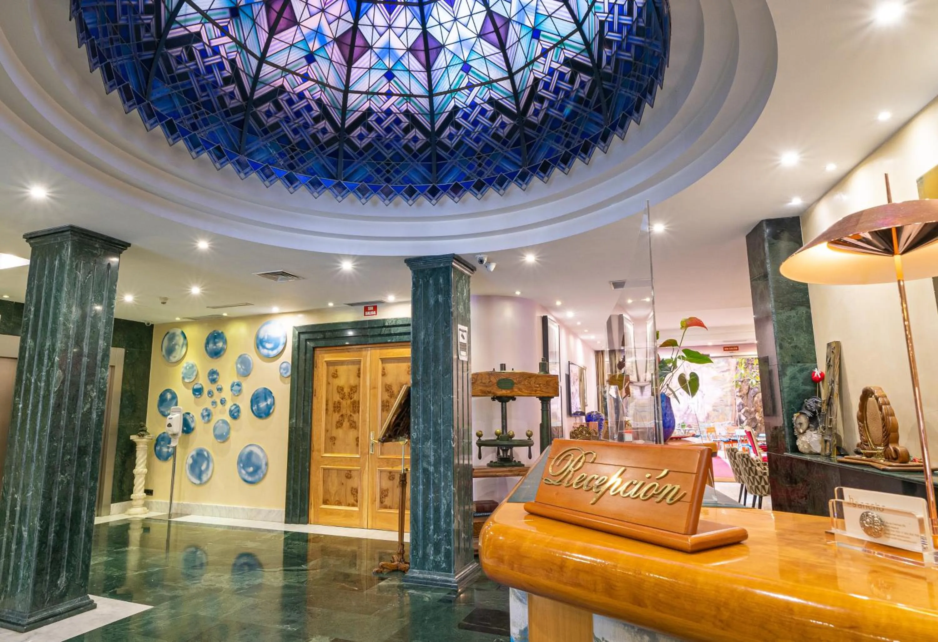 Lobby or reception in Hotel Sancho