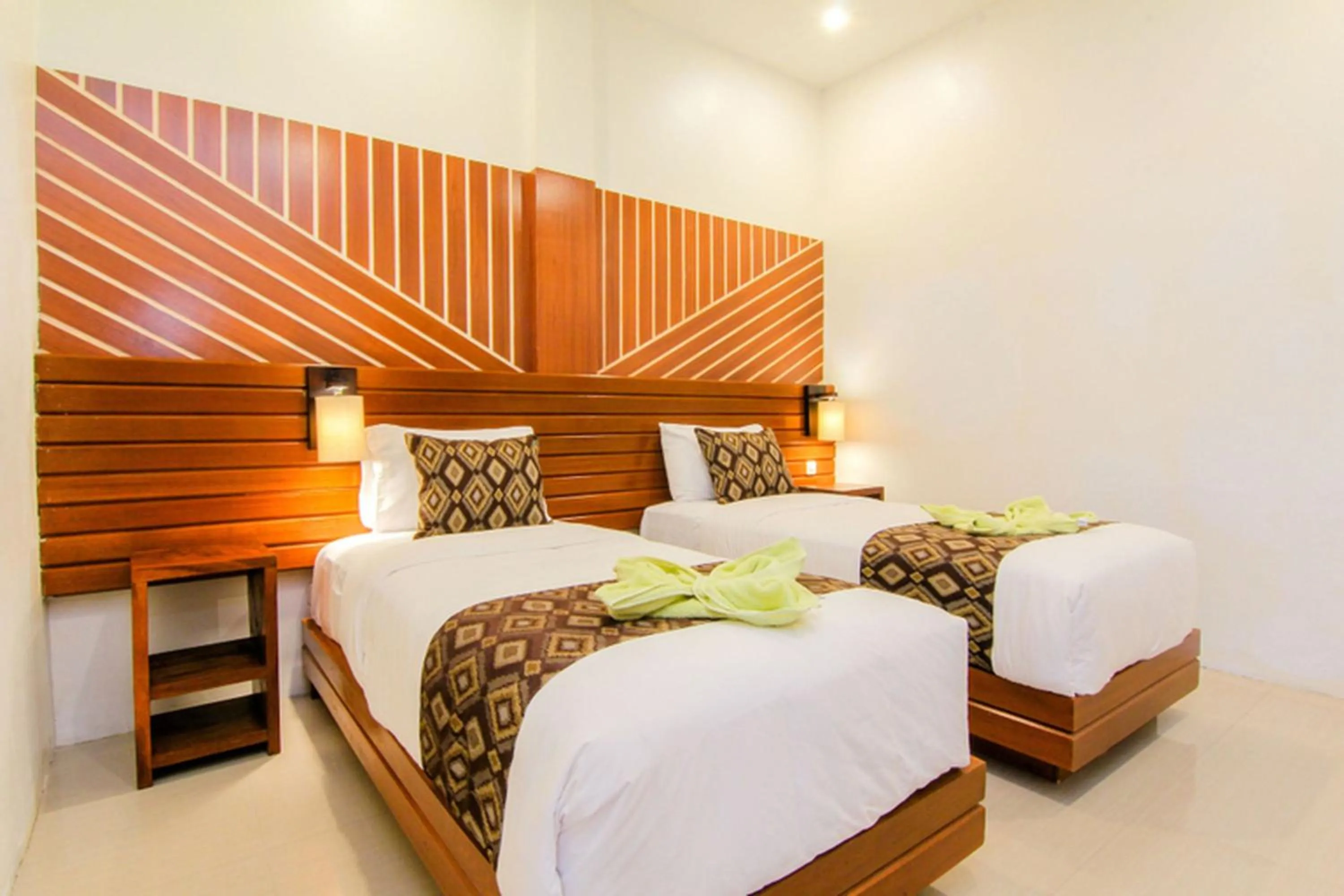 Bed in S5 Guest House Yogyakarta