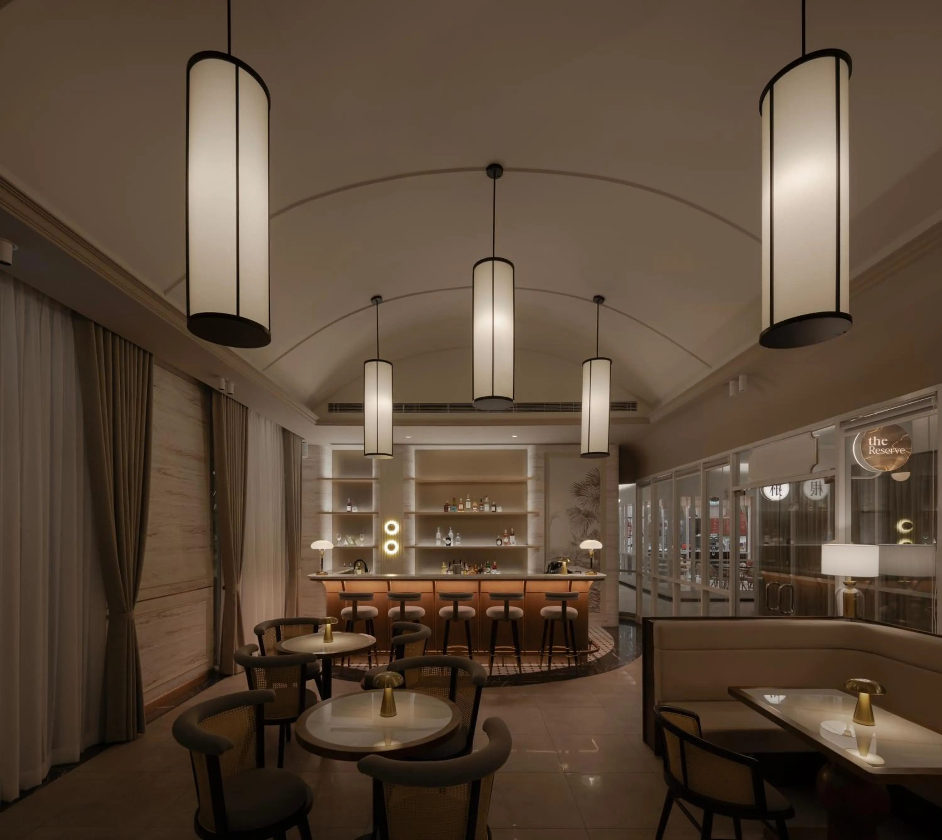 Lounge or bar in The Prestige Hotel Penang, a Member of Design Hotels