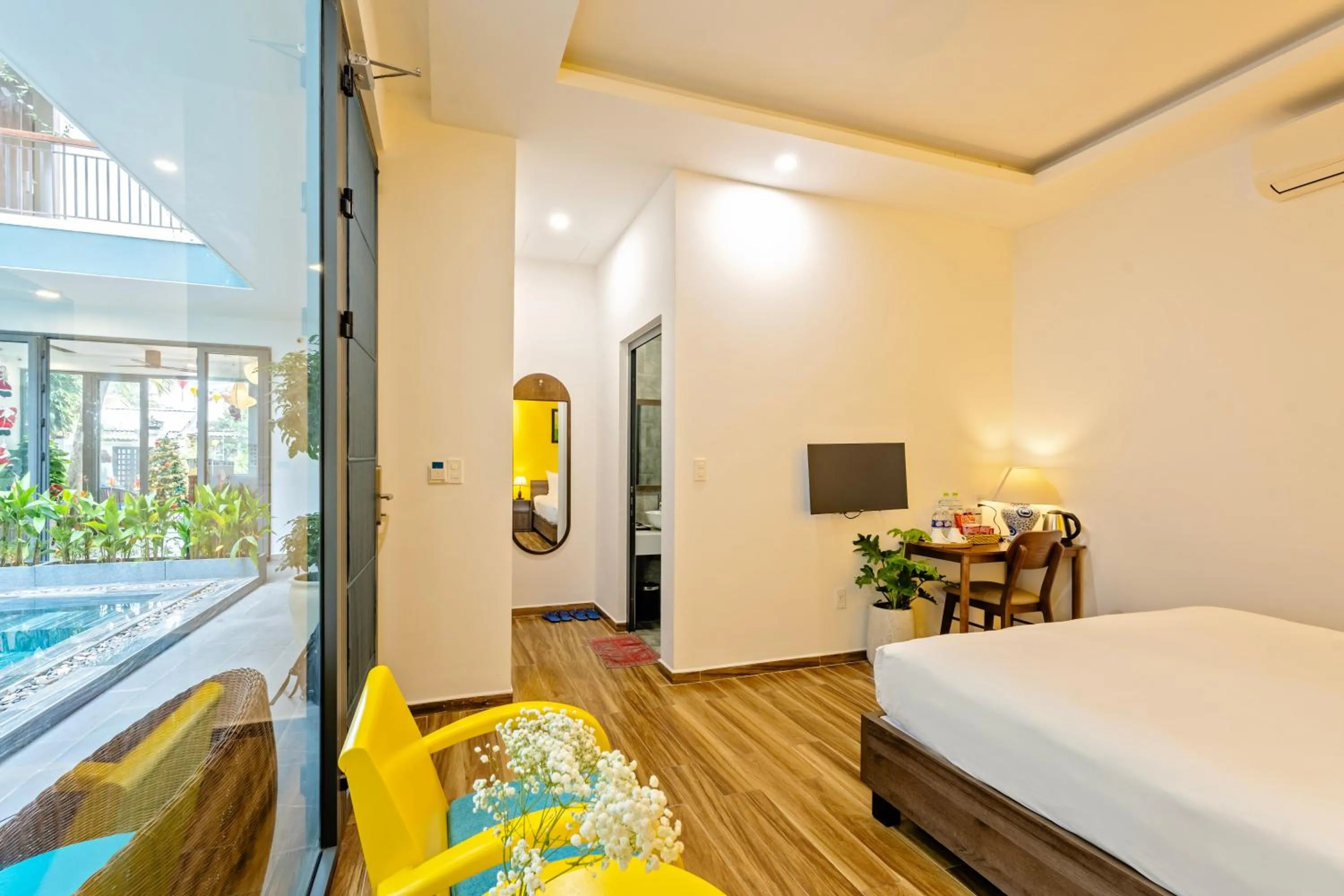 Bed in The Nam An Villa Hoi An