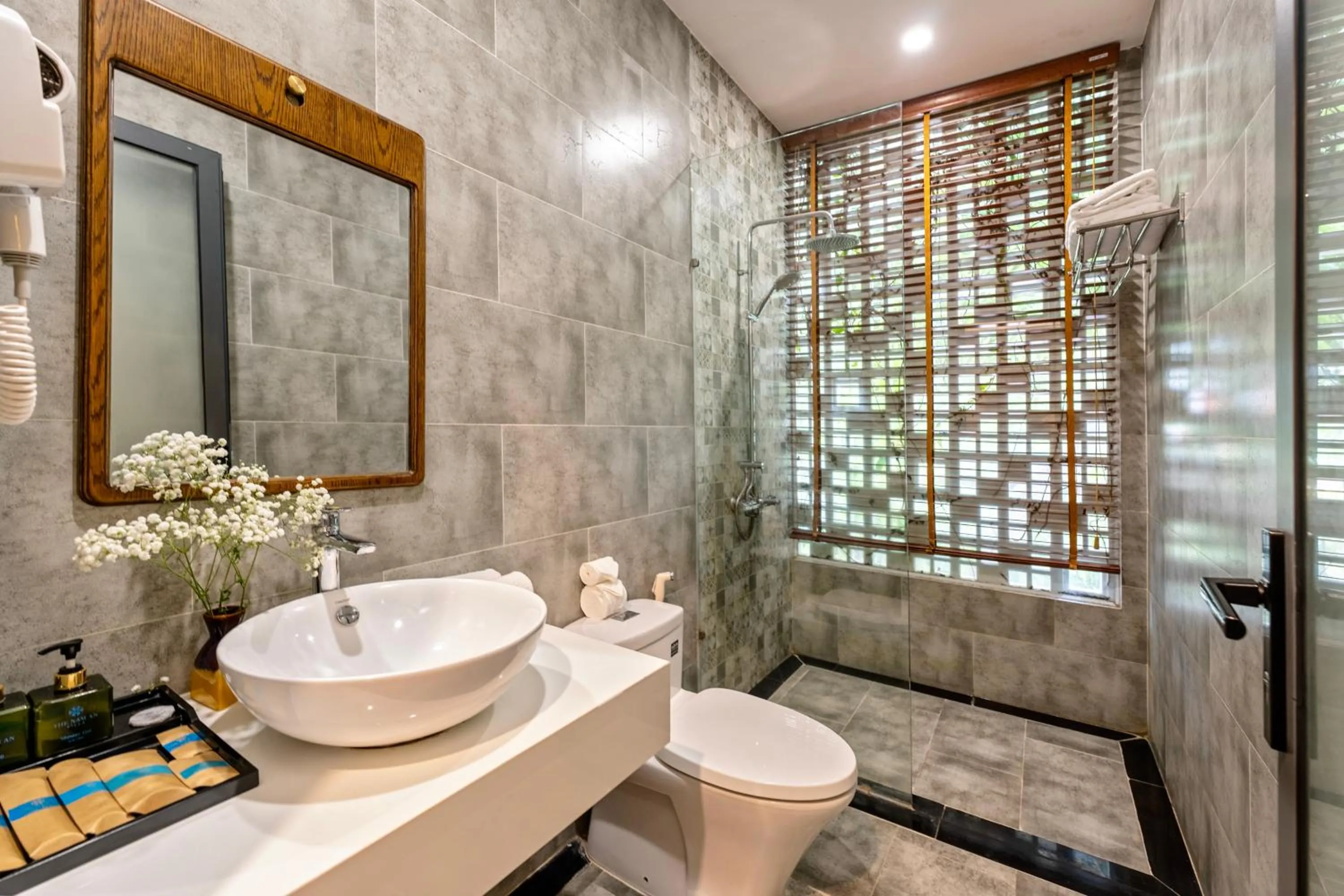 Shower in The Nam An Villa Hoi An