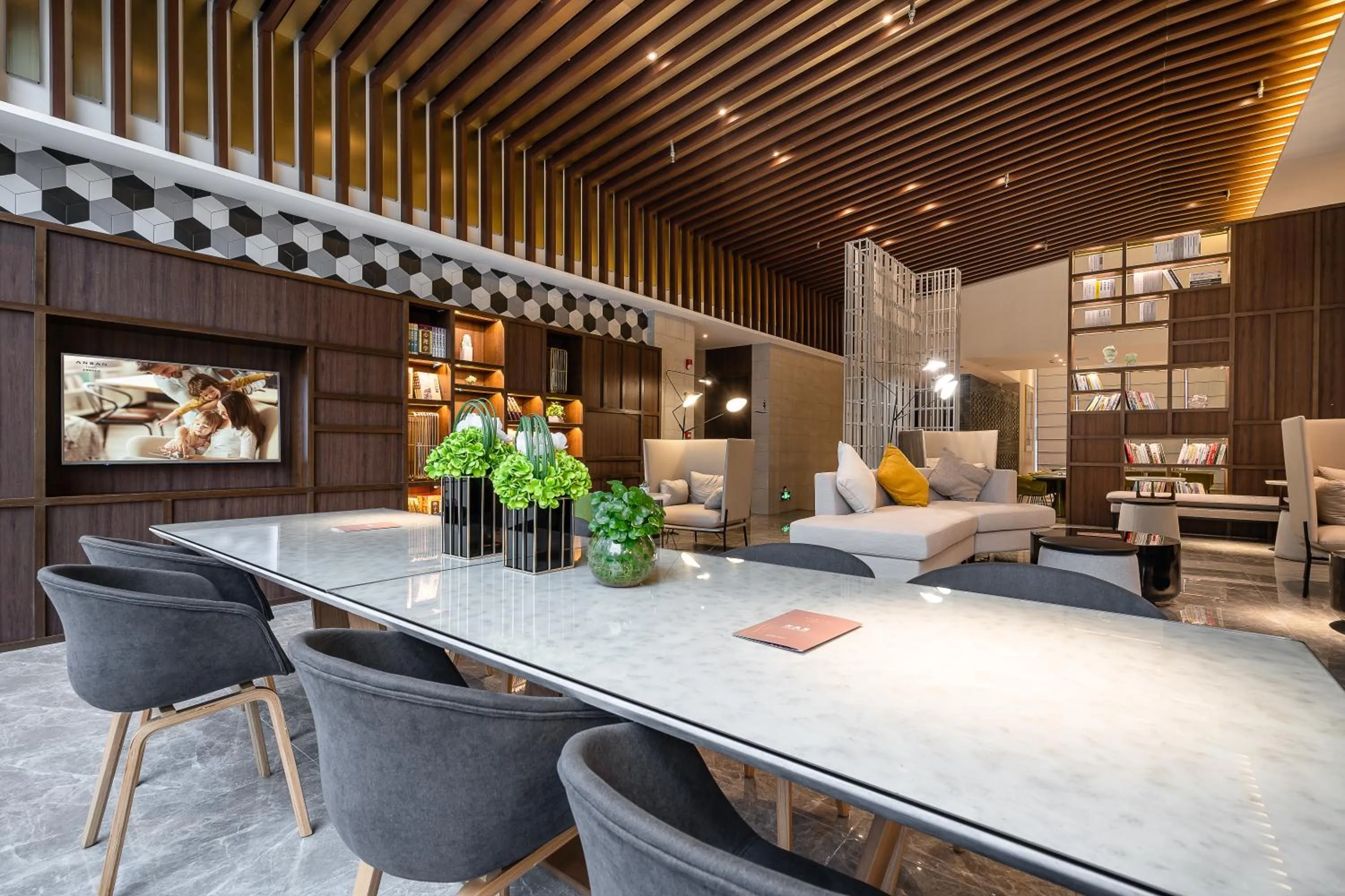 Seating area in Anban Hotel Shenzhen