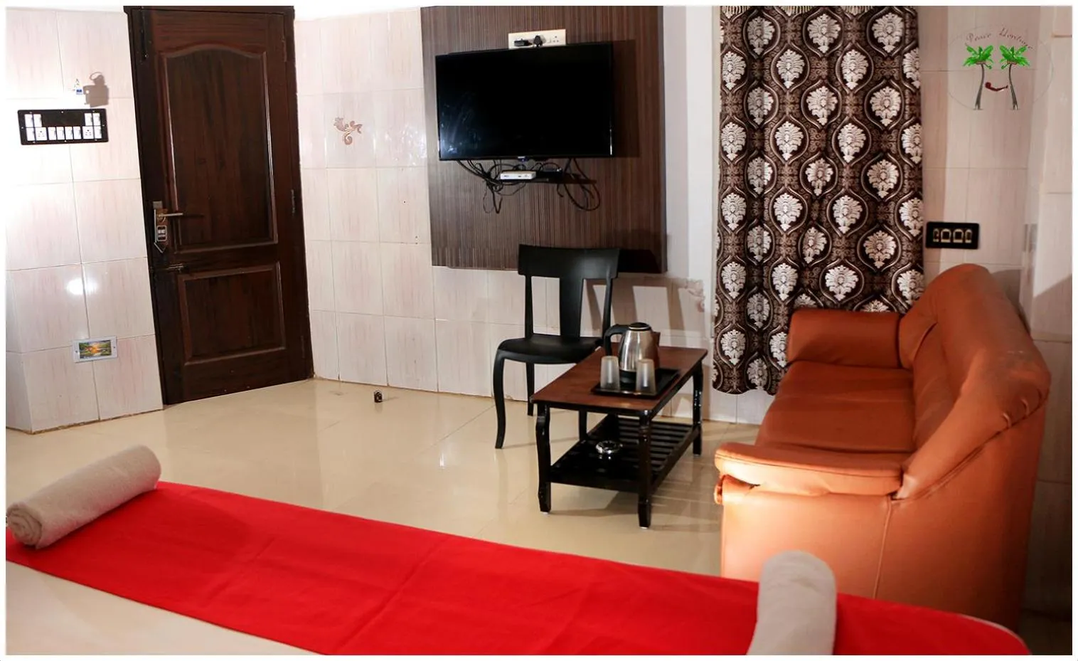 Seating area in Peace Residency