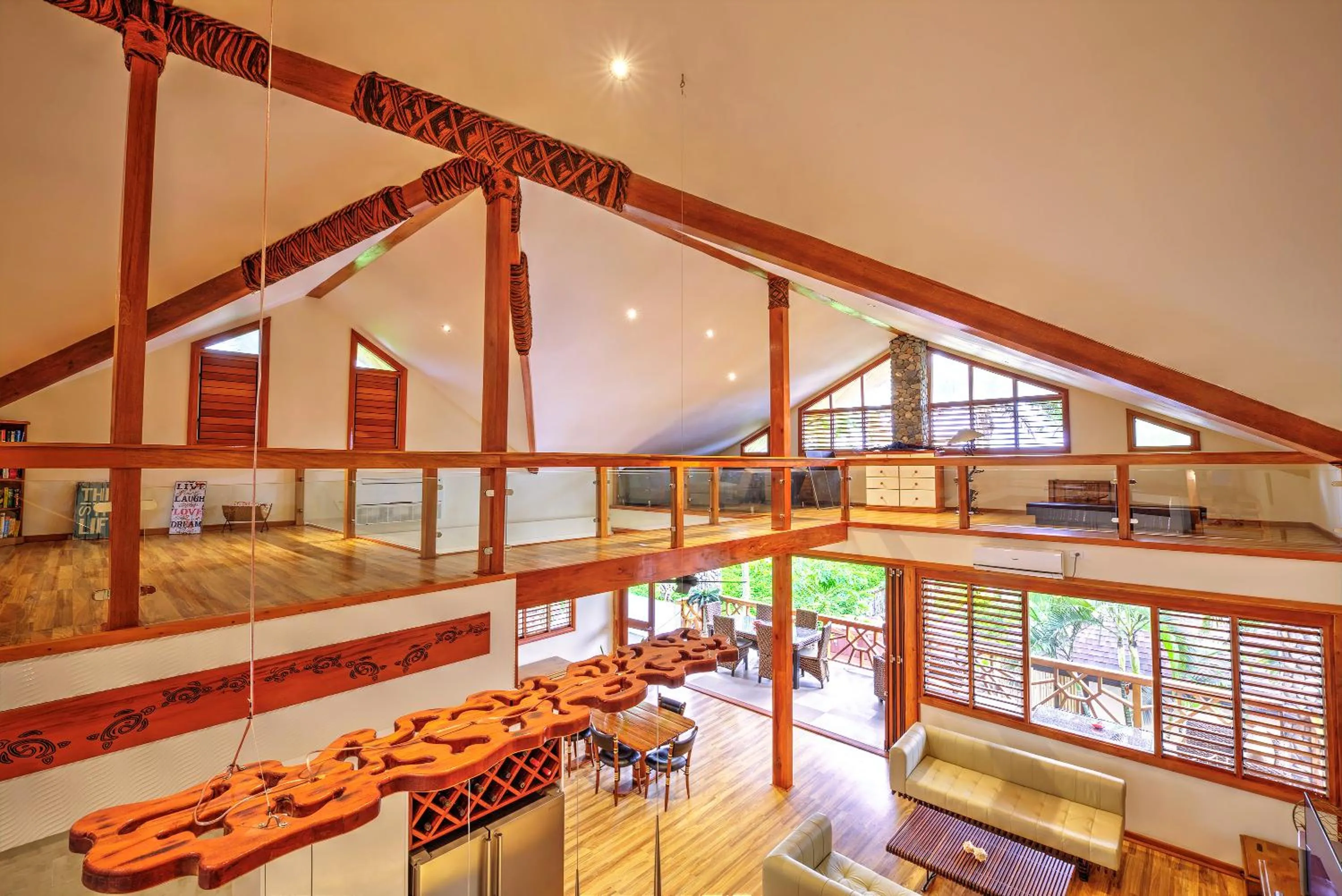 Living room in Maui Palms