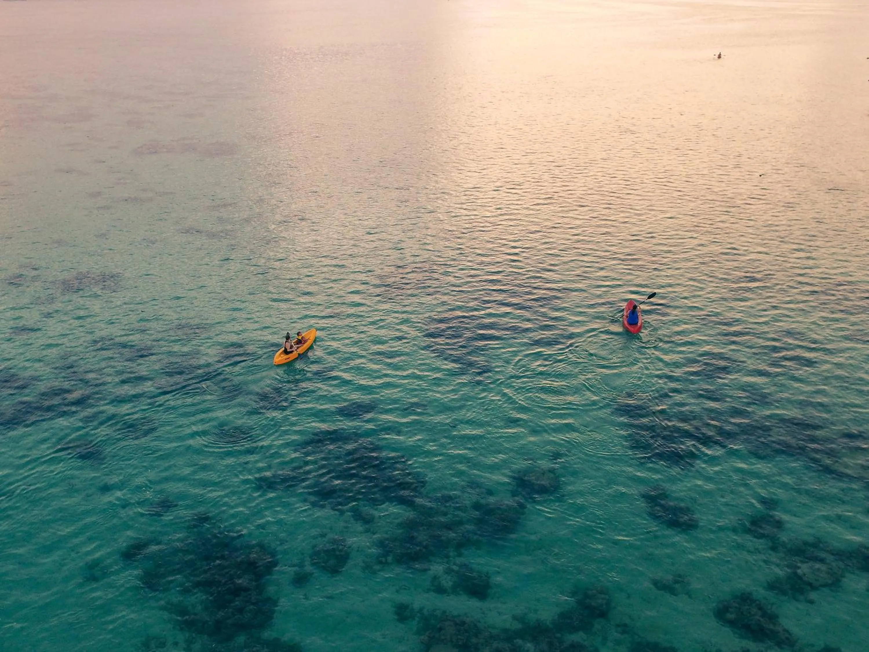 Canoeing in Maui Palms