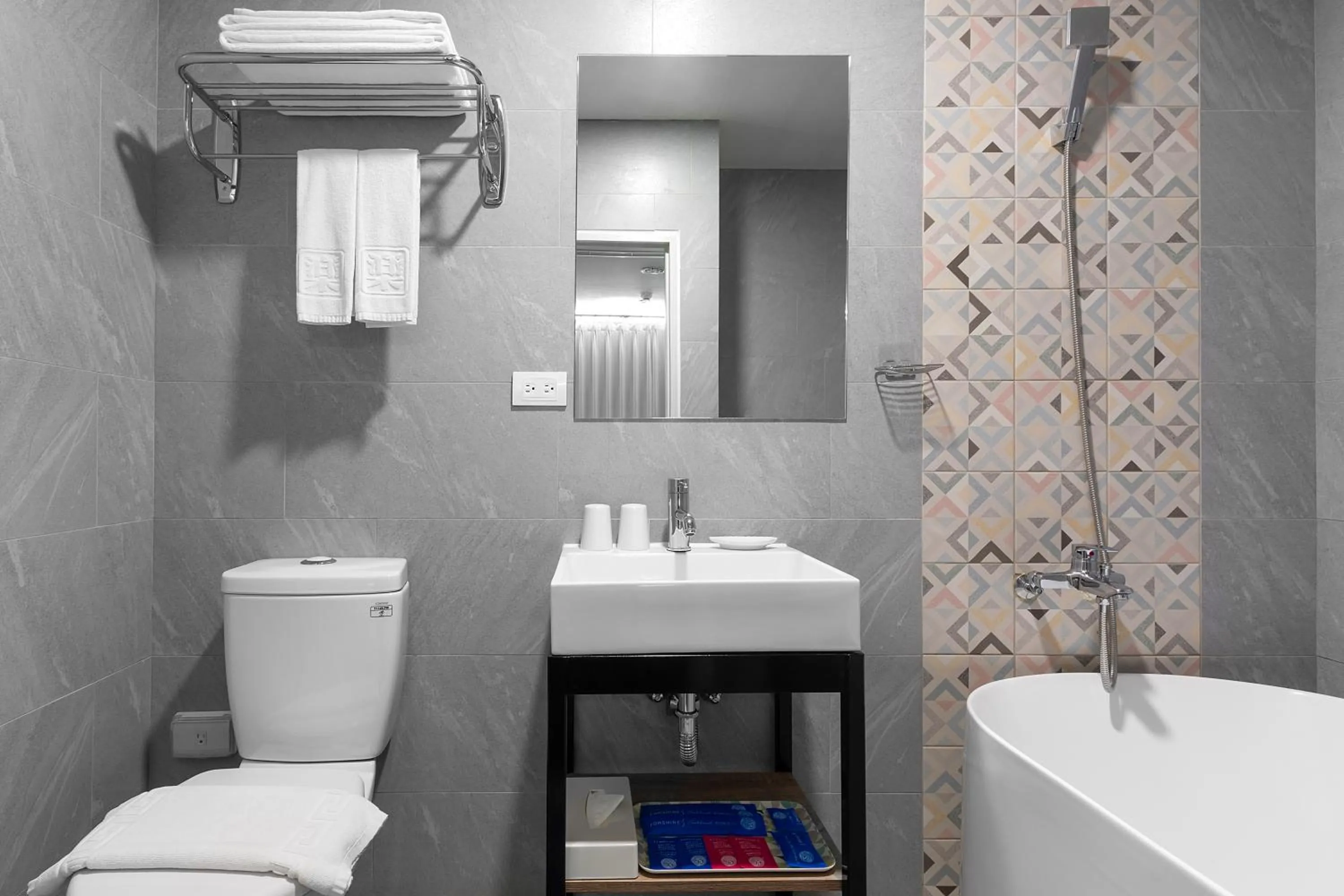 Toilet in Hotel Brown - Zhongzheng