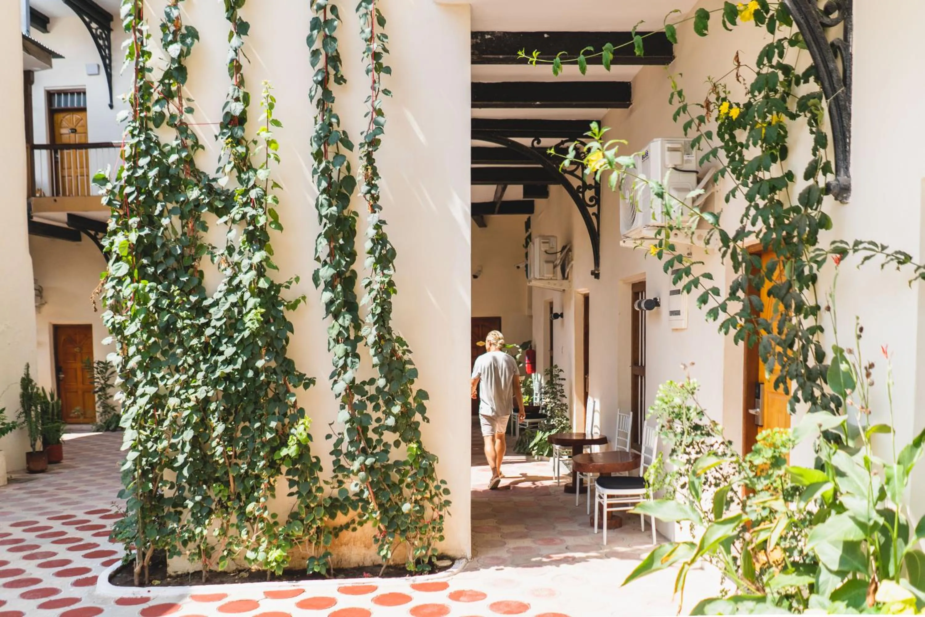 Patio in Antonio Garden Hotel