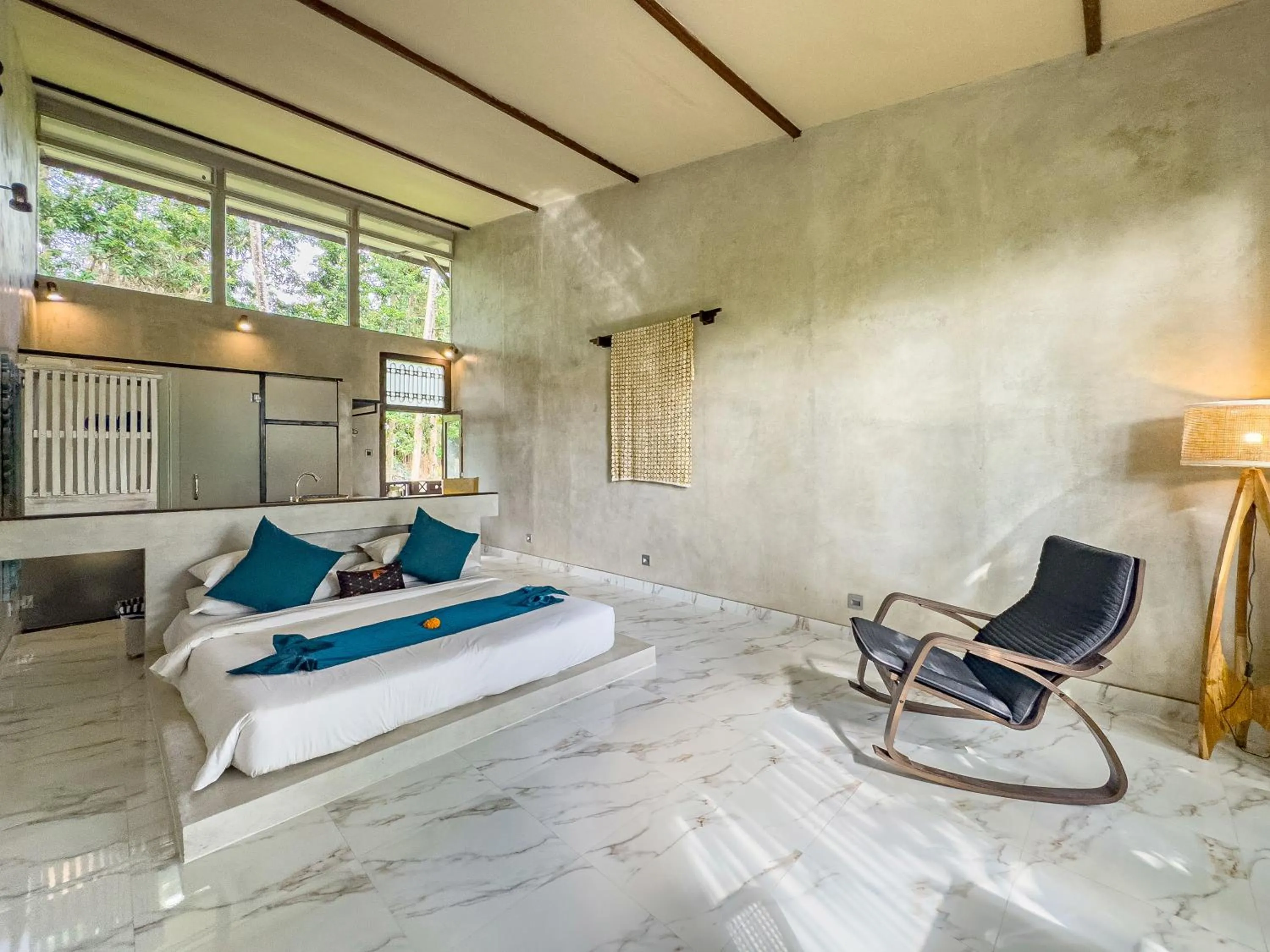 Bed in Gunung An Retreat