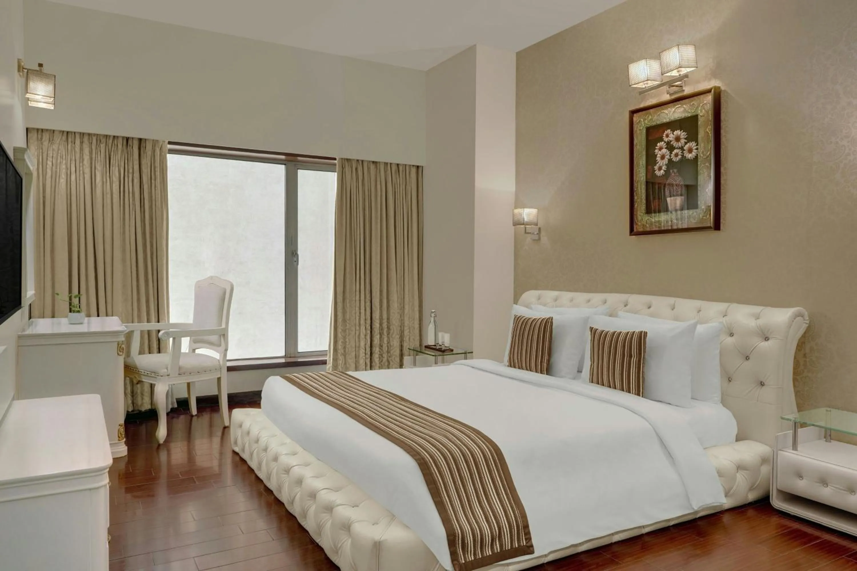 Photo of the whole room, Bed in The Fern Residency Rajkot, Series by Marriott