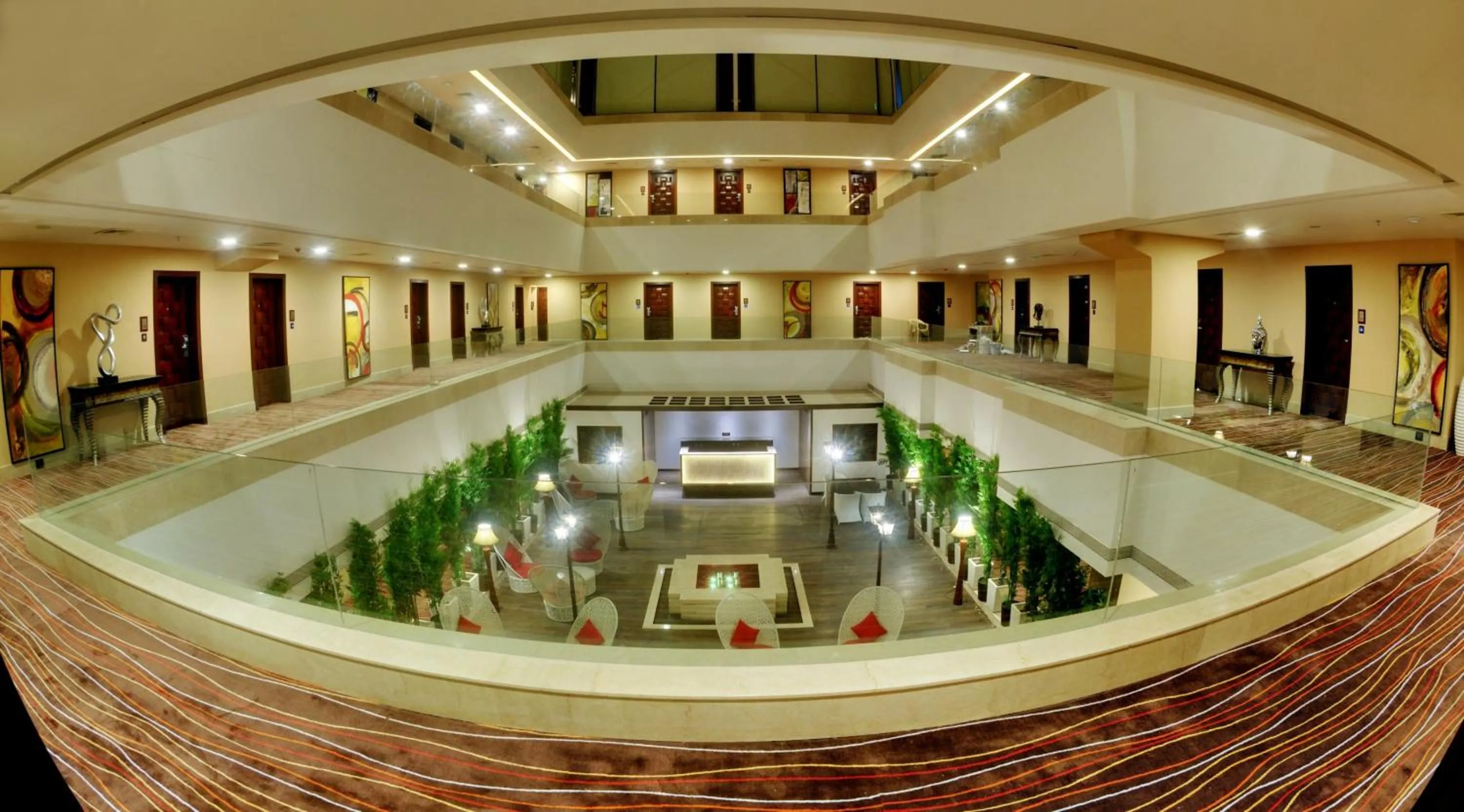 Decorative detail in The Fern Residency Rajkot, Series by Marriott