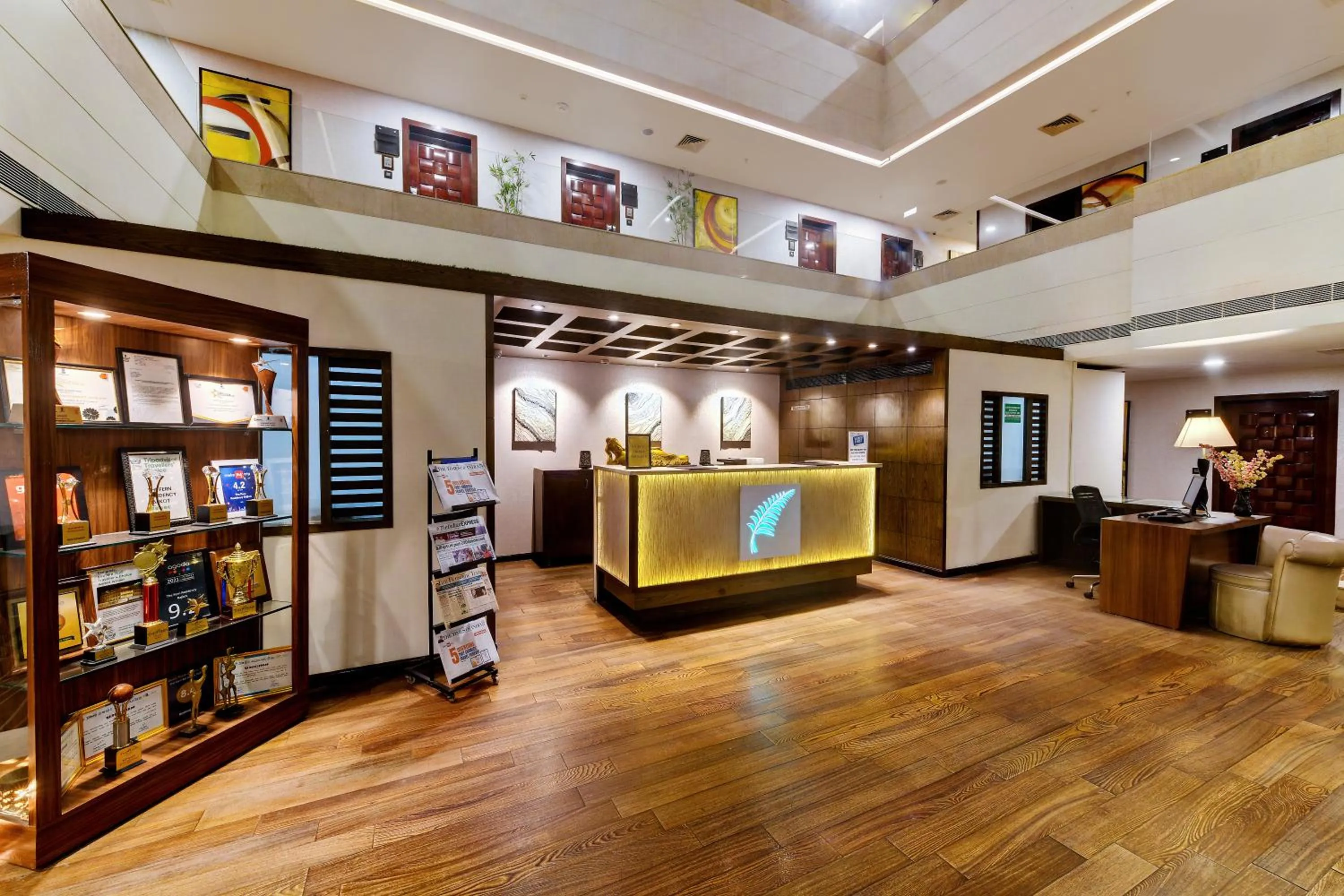 Lobby or reception in The Fern Residency Rajkot, Series by Marriott