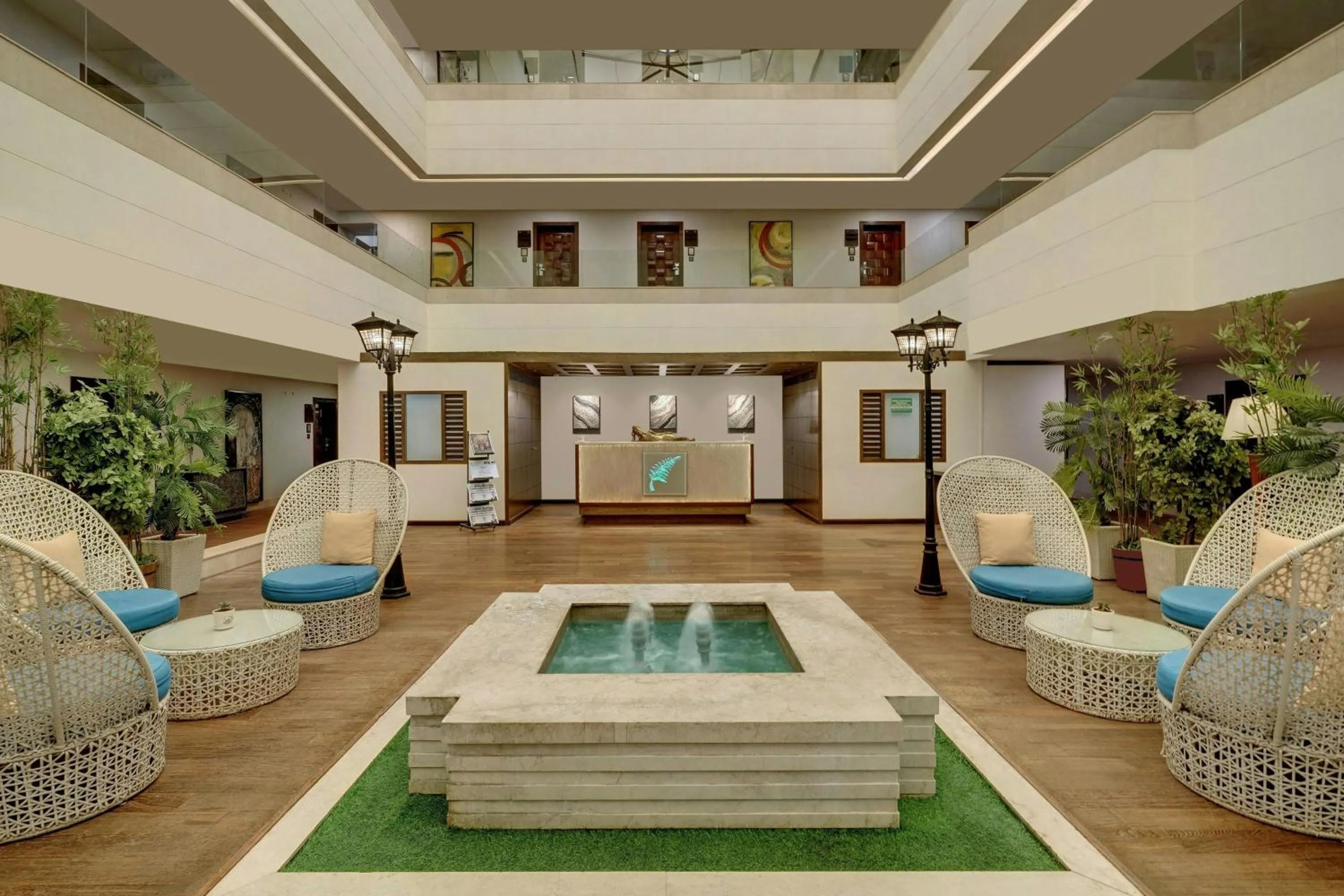 Lobby or reception in The Fern Residency Rajkot, Series by Marriott