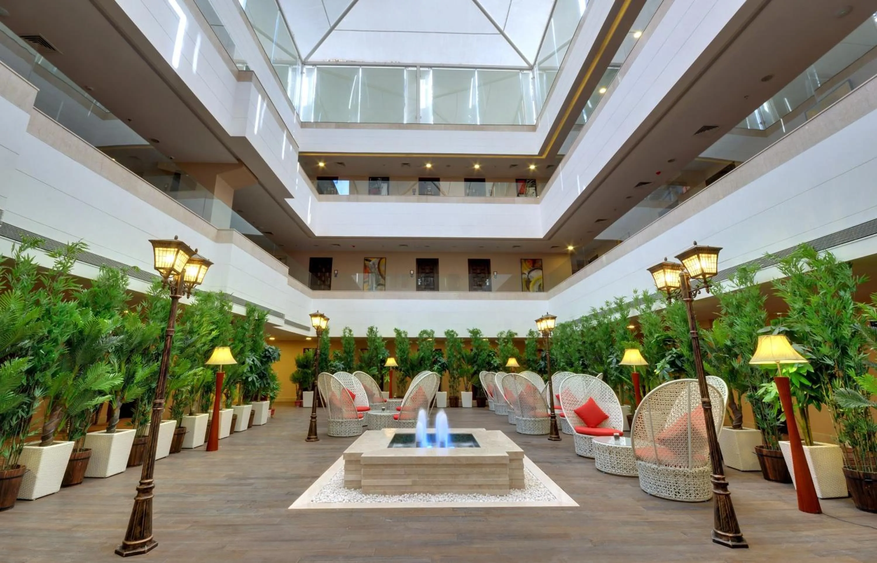 Communal lounge/ TV room in The Fern Residency Rajkot, Series by Marriott