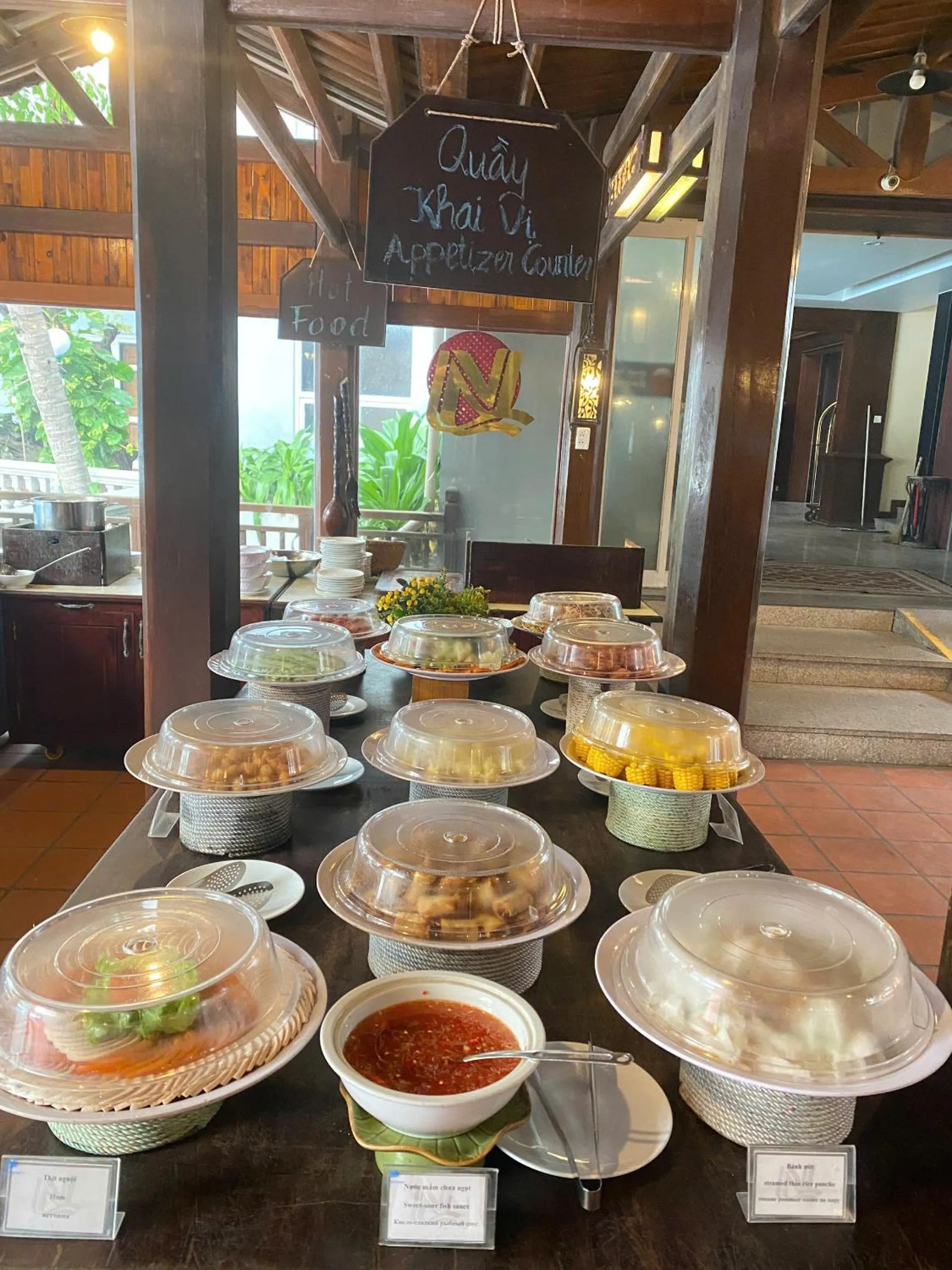 Food in Le Huynh Mui Ne Hotel