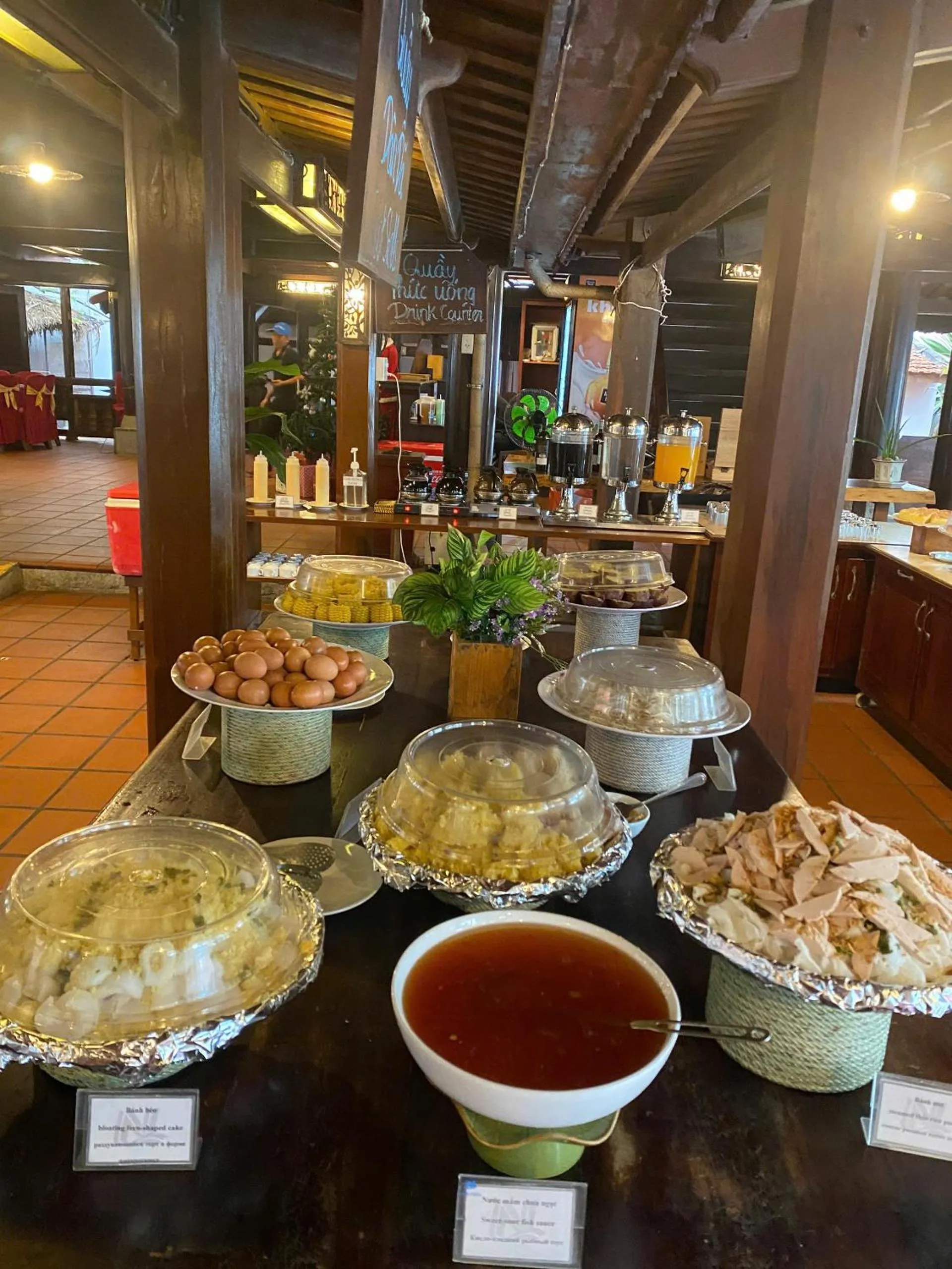 Meals in Le Huynh Mui Ne Hotel